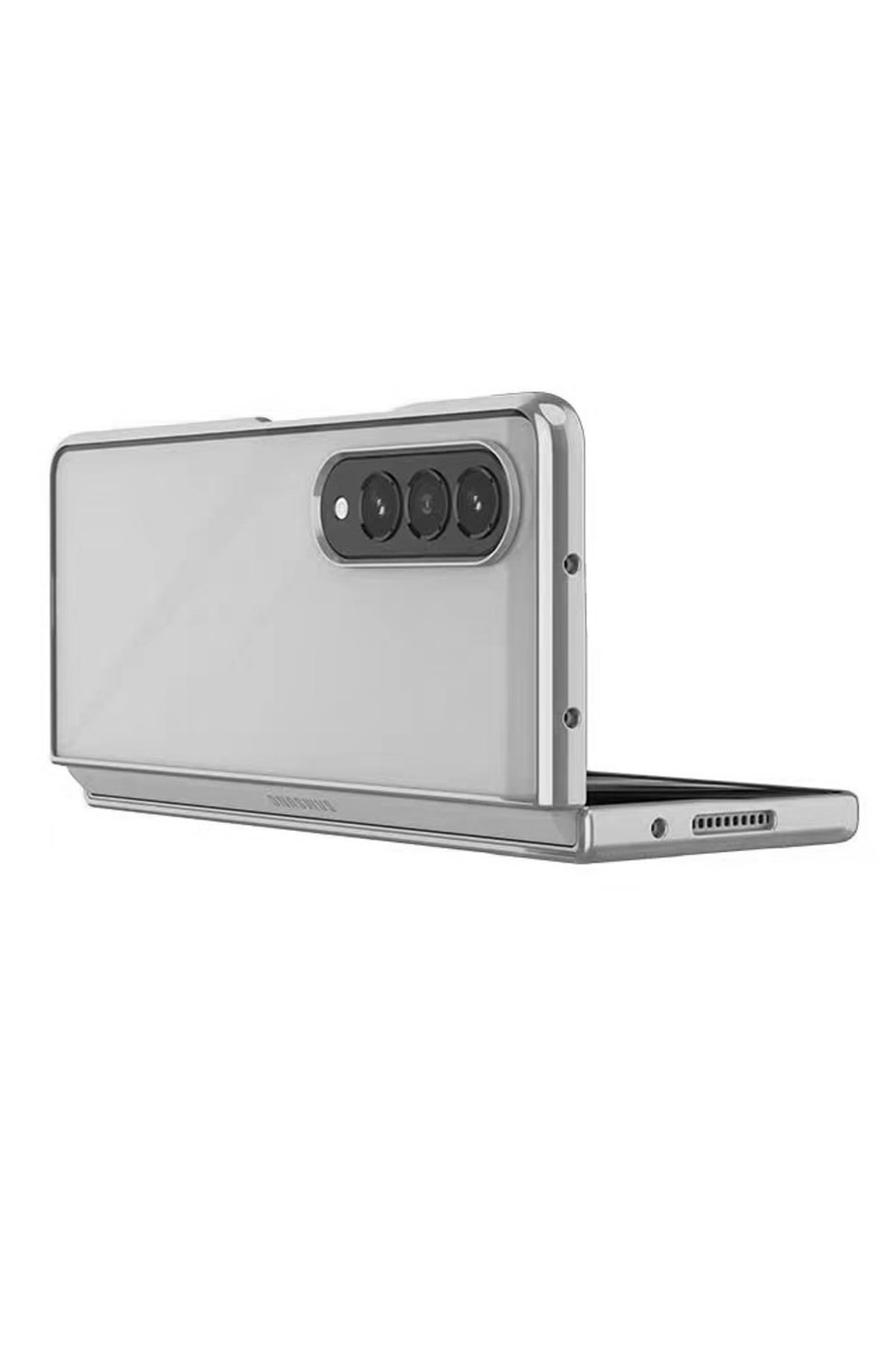 Newface Samsung Galaxy Z Fold 4 Kılıf Blur Fold Magsafe Kapak - Mat Siyah