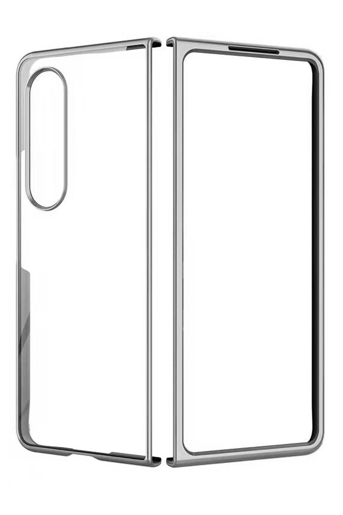 Newface Samsung Galaxy Z Fold 4 Kılıf Blur Fold Magsafe Kapak - Mat Siyah