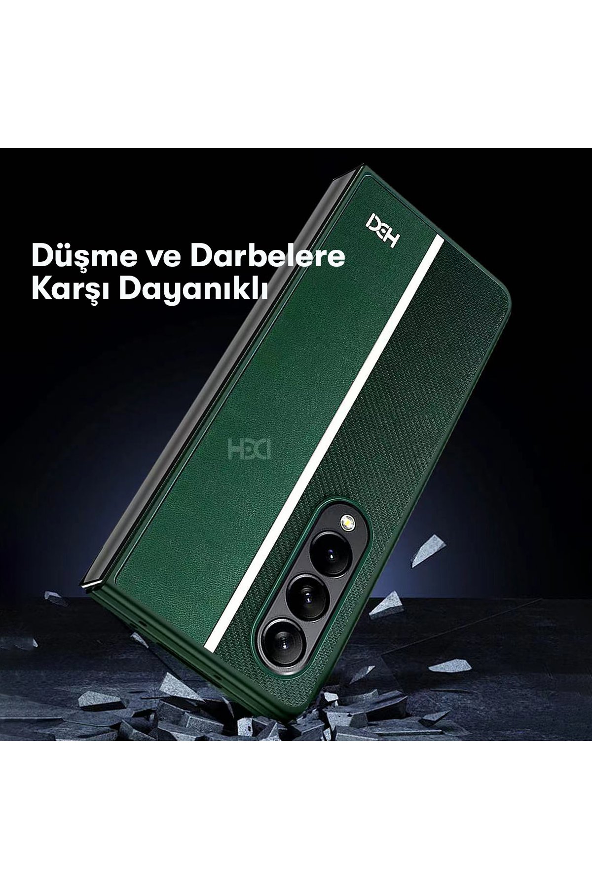 HDD Samsung Galaxy Z Fold 4 Kılıf HBC-156 Forum Magneticsafe Kapak - Derin Mor