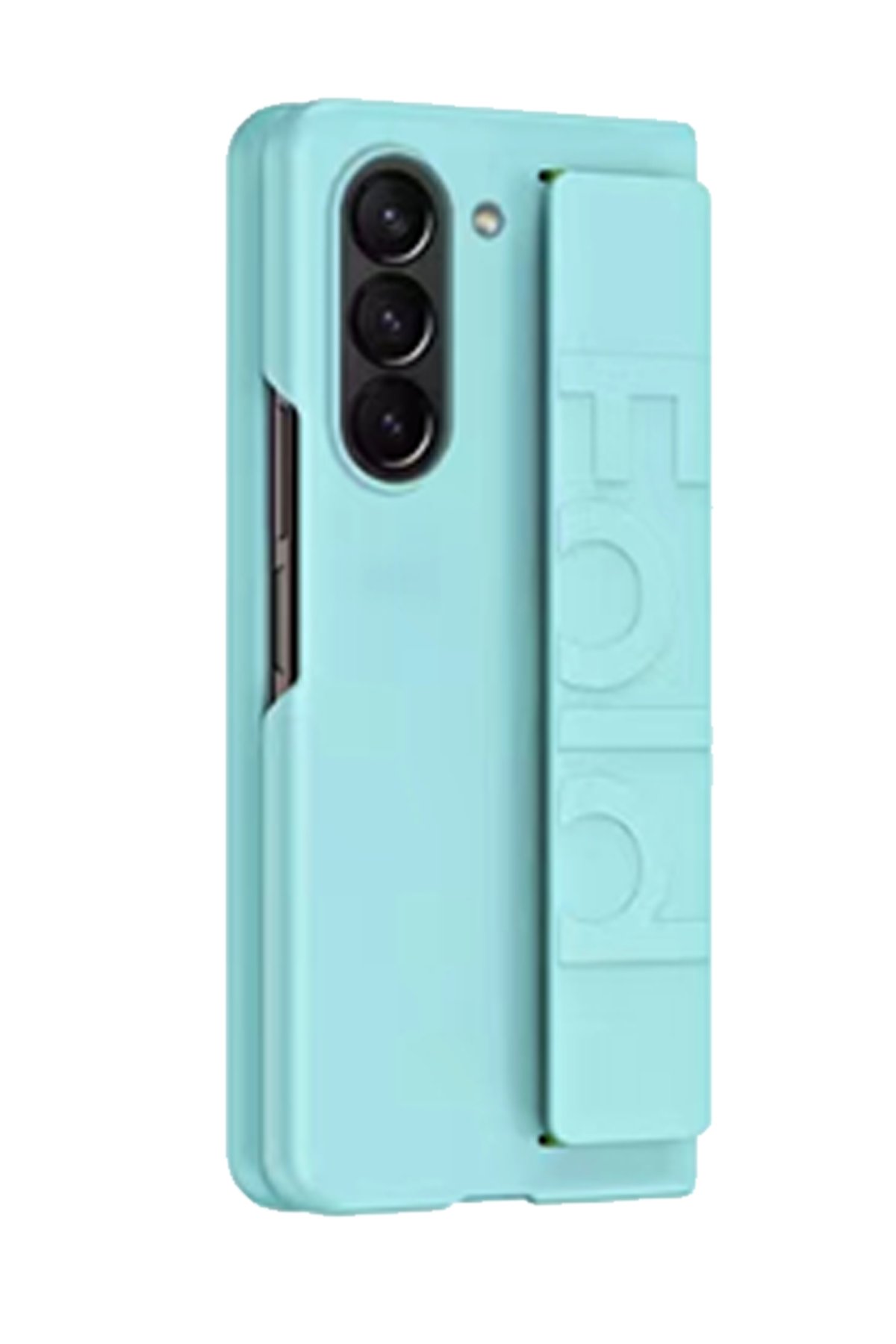 Newface Samsung Galaxy Z Fold 5 Valdez Metal Kamera Lens - Krem