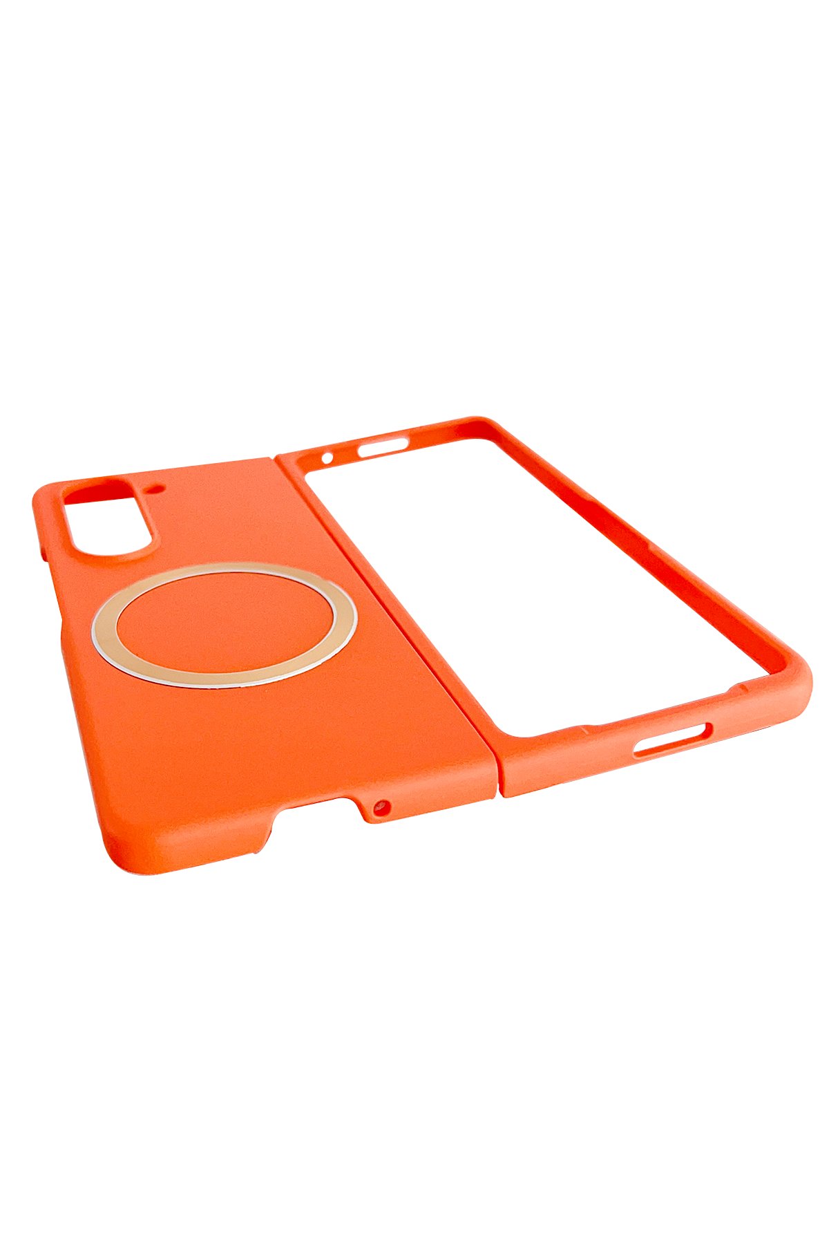 Newface Samsung Galaxy Z Fold 5 Kılıf Fold Element Kapak - Mor