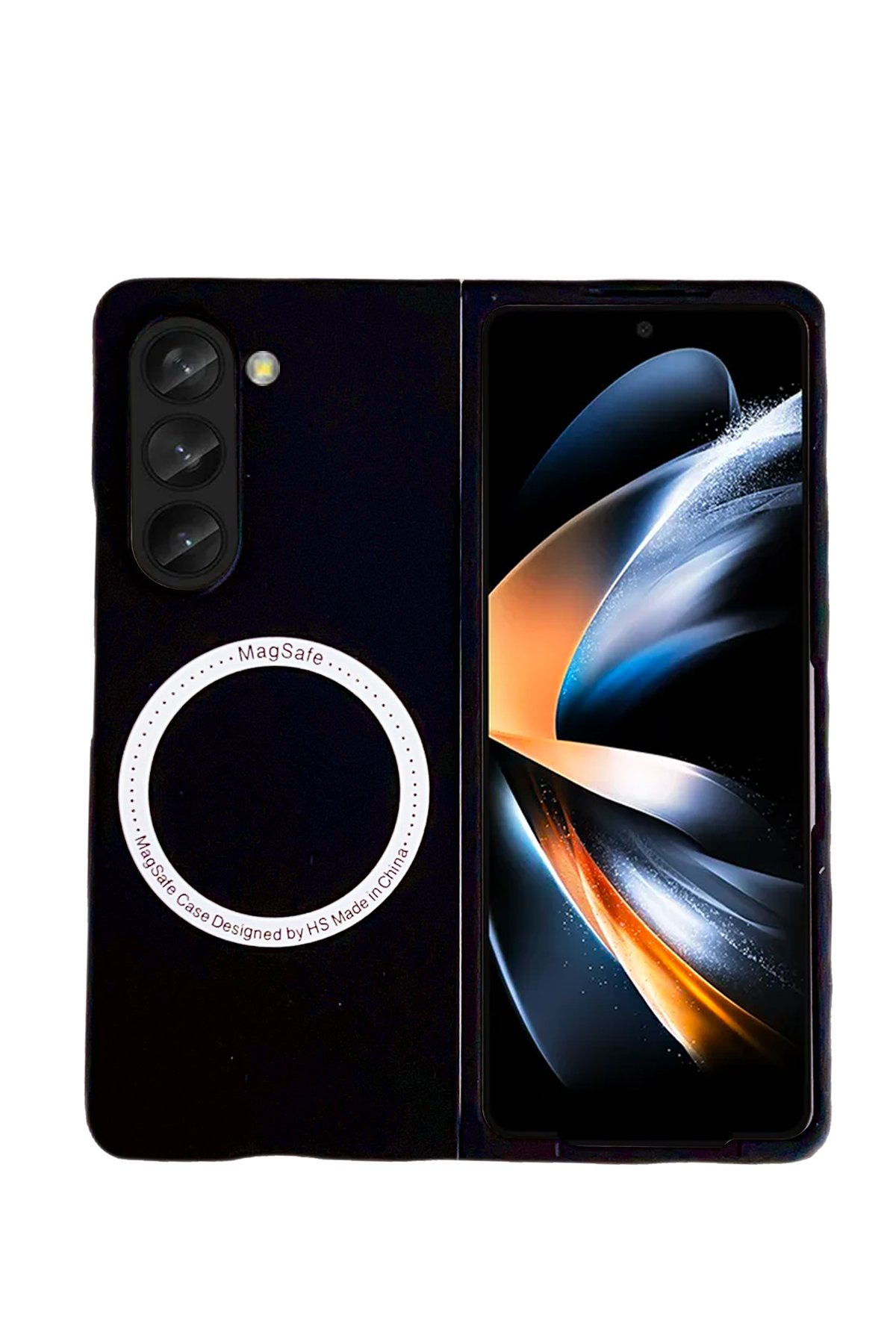 Newface Samsung Galaxy Z Fold 5 Kılıf Data Kapak - Beyaz