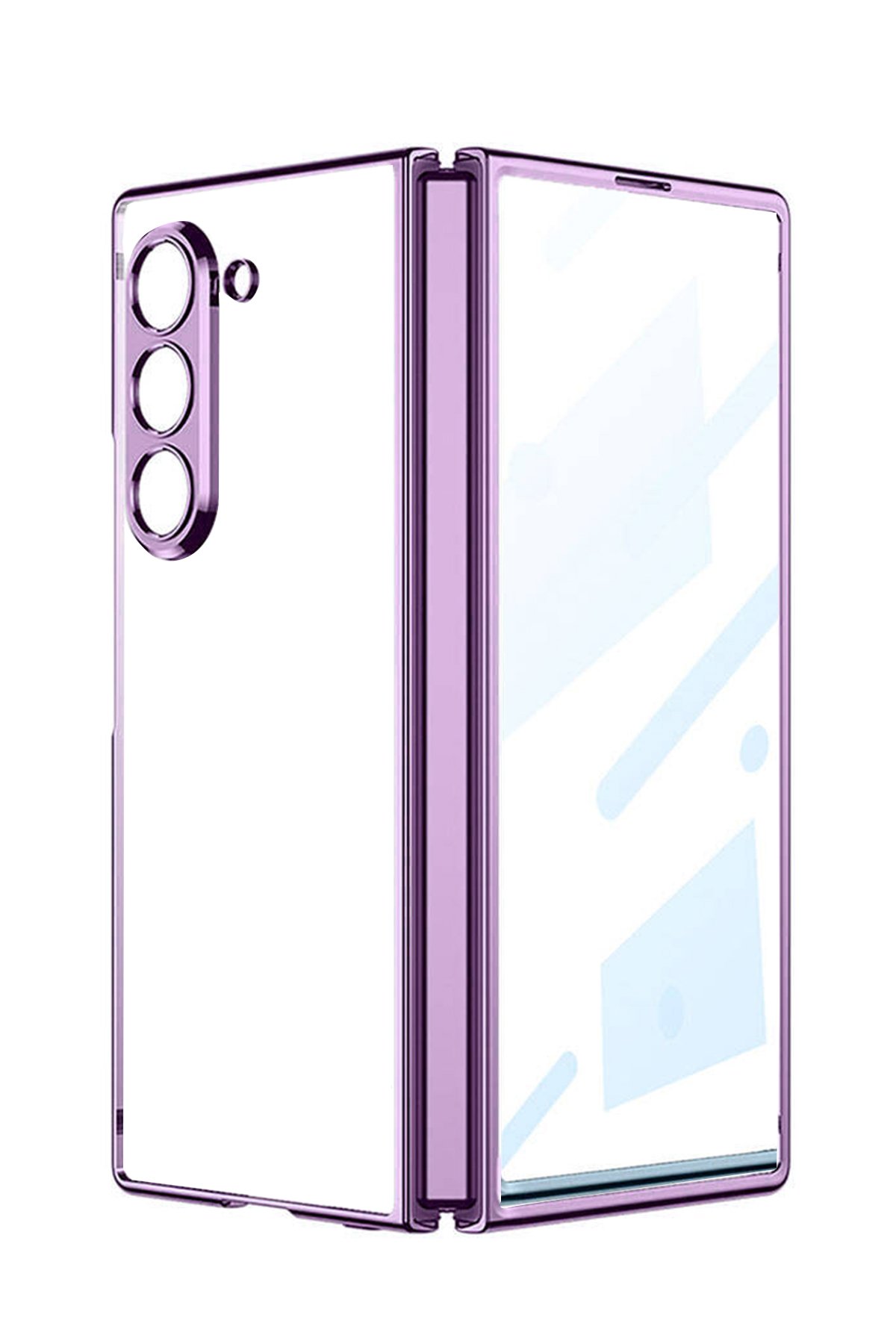 Newface Samsung Galaxy Z Fold 6 Kılıf Fold Element Kapak - Siyah