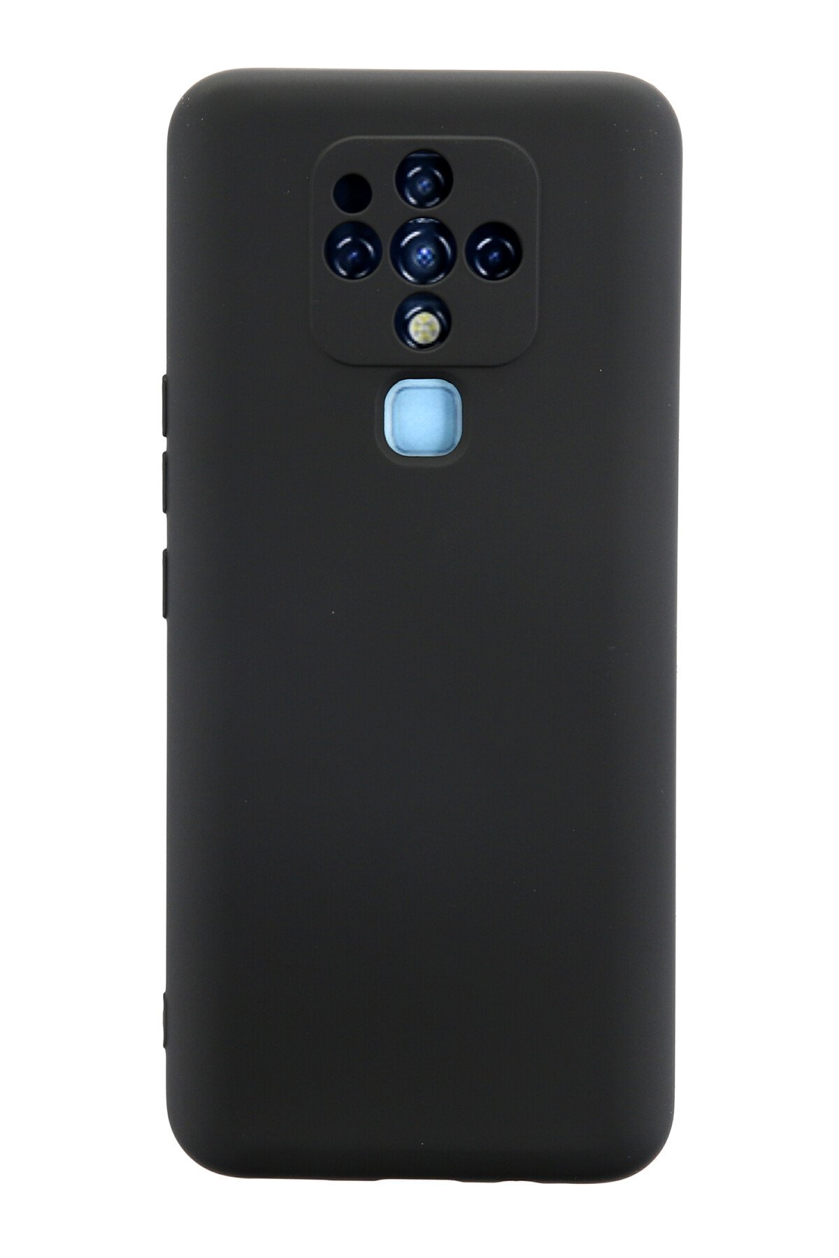 Newface Tecno Camon 16 Kılıf Nano içi Kadife Silikon - Siyah