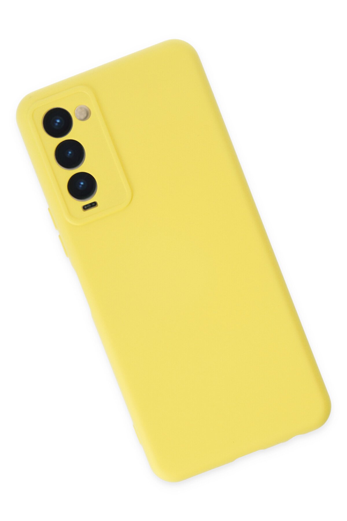 Newface Tecno Camon 18 Kılıf Nano içi Kadife Silikon - Siyah