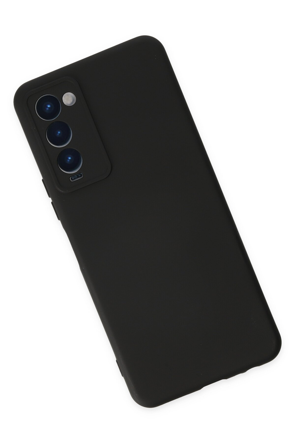 Newface Tecno Camon 18 Kılıf Nano içi Kadife Silikon - Lila