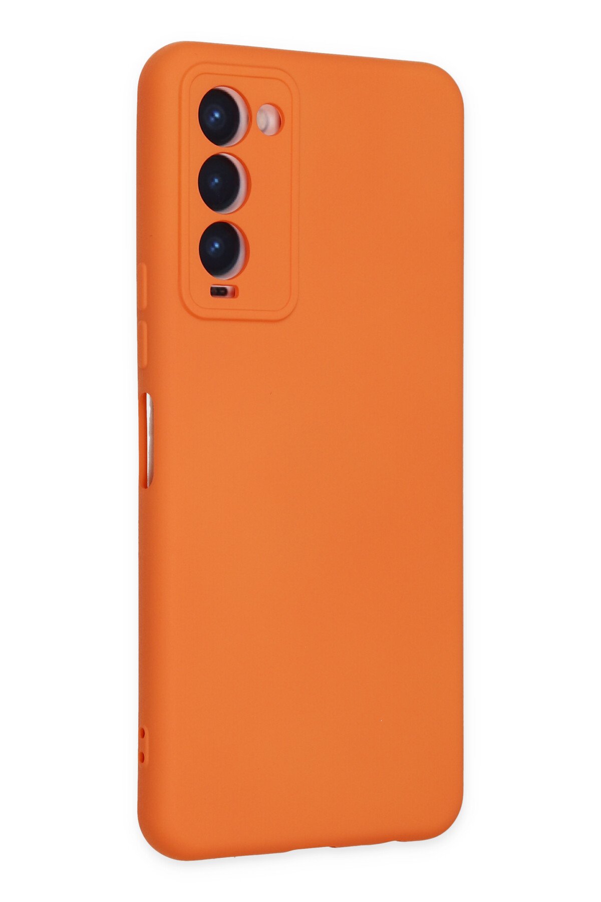 Newface Tecno Camon 18 Kılıf First Silikon - Mor