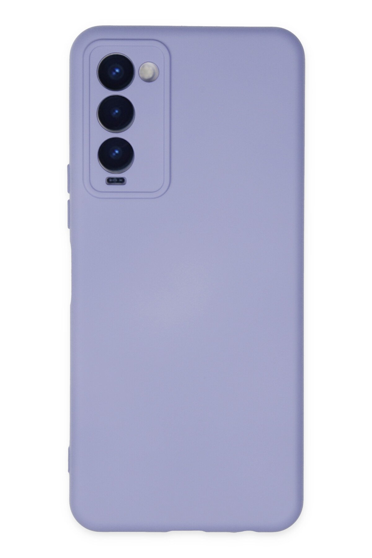 Newface Tecno Camon 18P Kılıf Nano içi Kadife  Silikon - Mavi