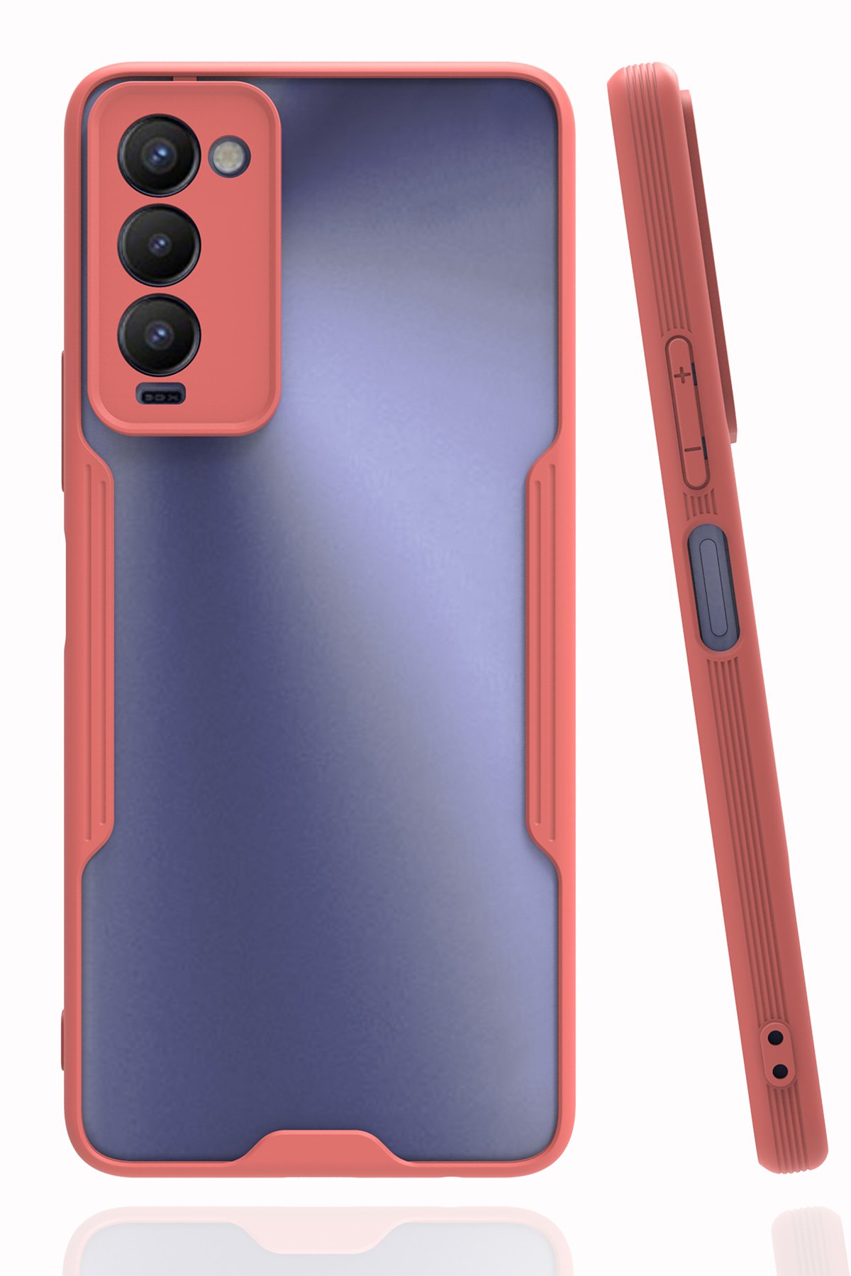 Newface Tecno Camon 18P Kılıf Trend S Plus Kapaklı Kılıf - Kırmızı