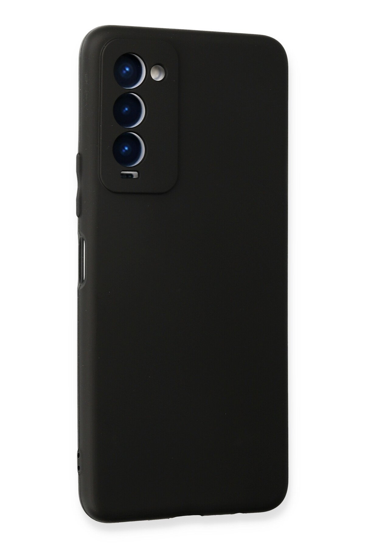 Newface Tecno Camon 18T Kılıf Nano içi Kadife Silikon - Lacivert