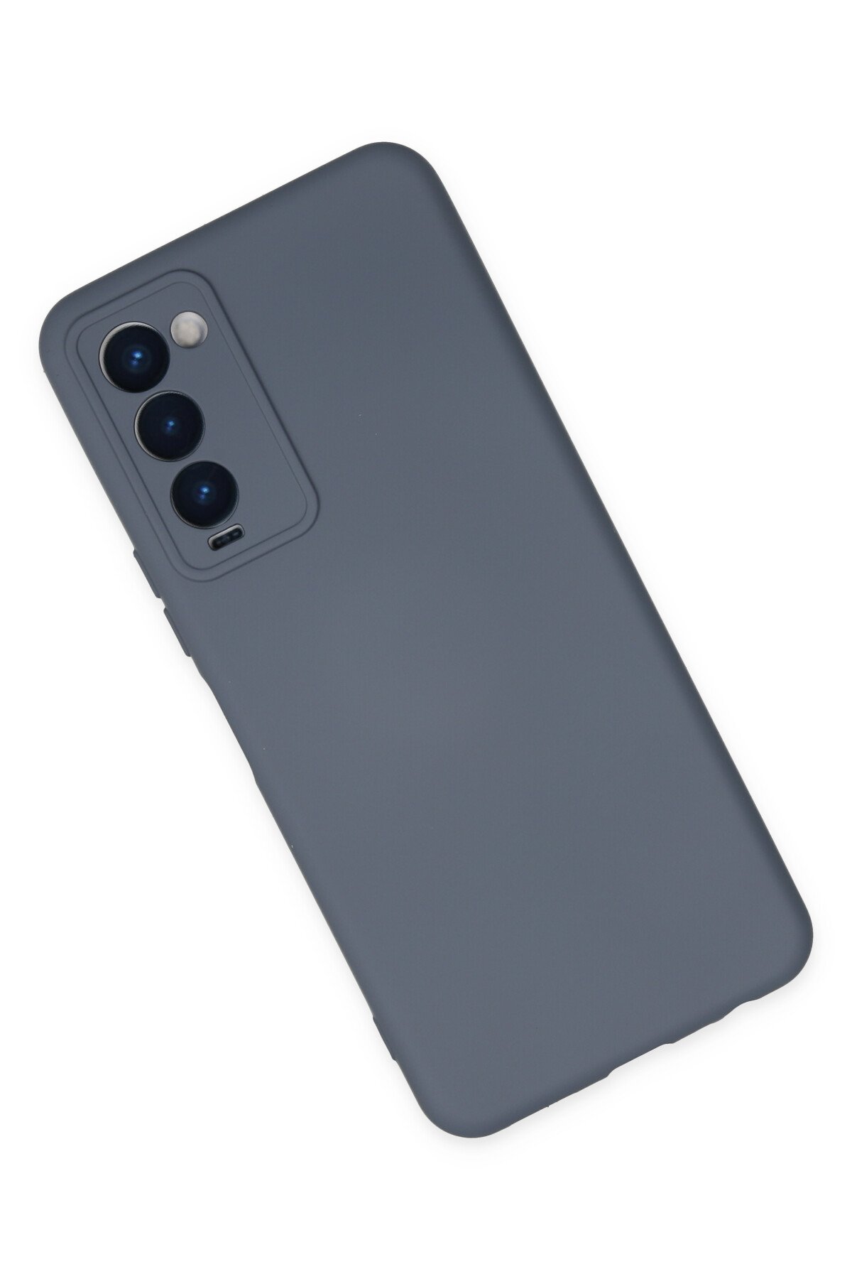 Newface Tecno Camon 18T Kılıf Nano içi Kadife Silikon - Lila