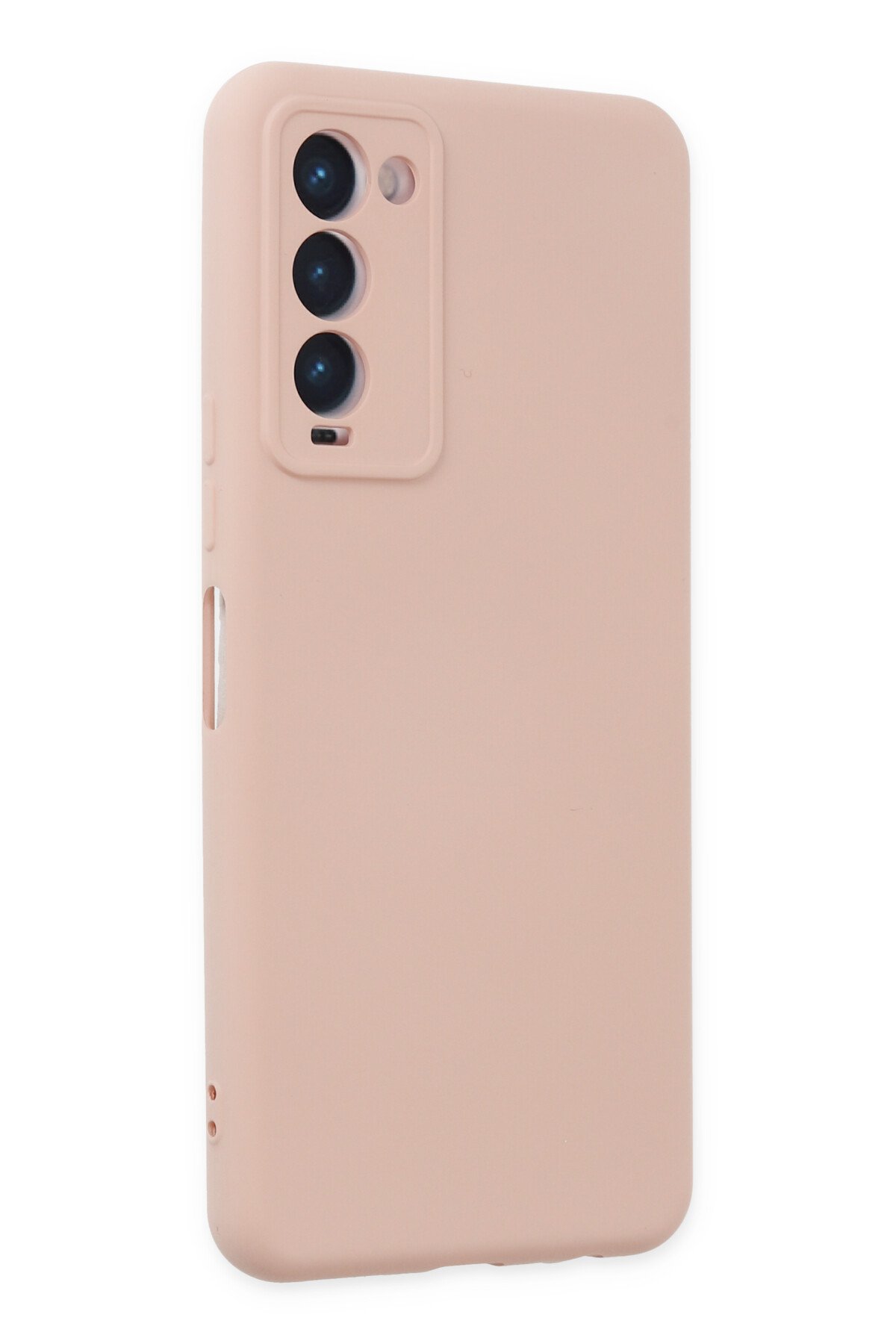 Newface Tecno Camon 18T Kılıf Nano içi Kadife Silikon - Siyah