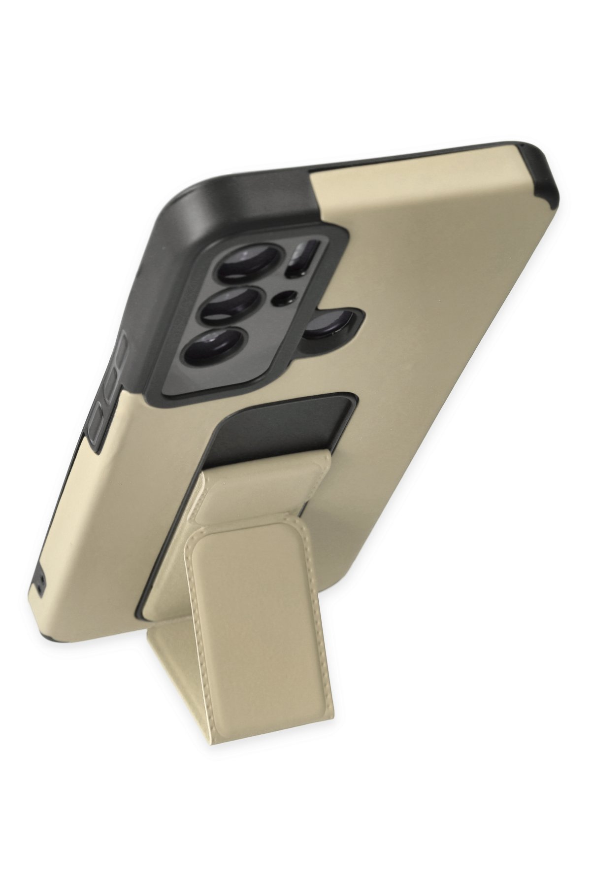 Newface Tecno Pova Neo Kılıf Mega Standlı Silikon - Mavi