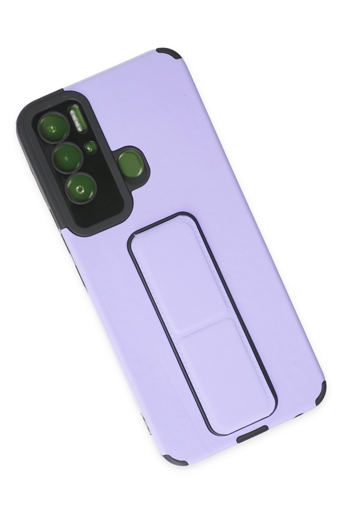 Newface Tecno Pova Neo Kılıf Nano içi Kadife Silikon - Lila