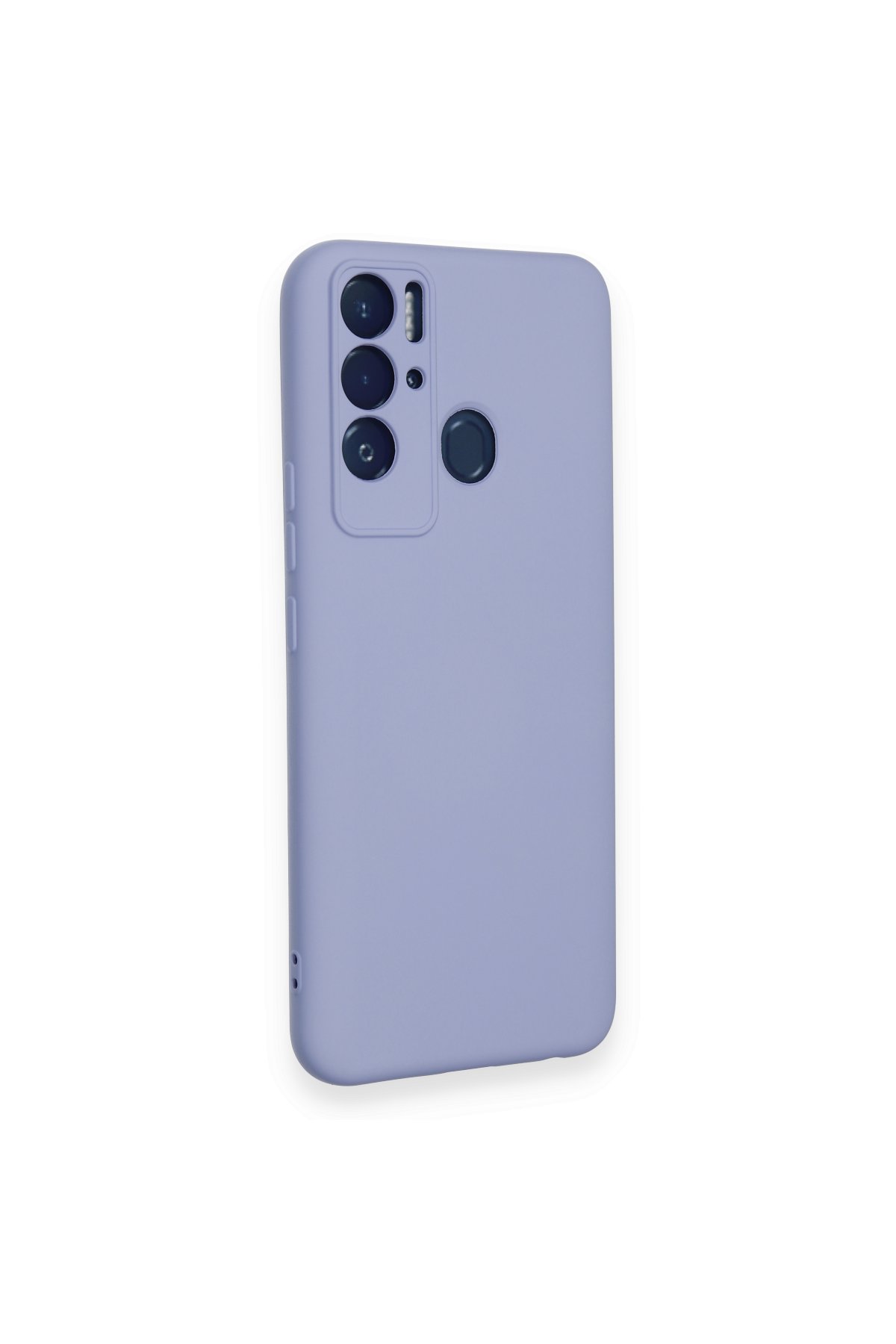 Newface Tecno Pova Neo Kılıf Nano içi Kadife Silikon - Mor