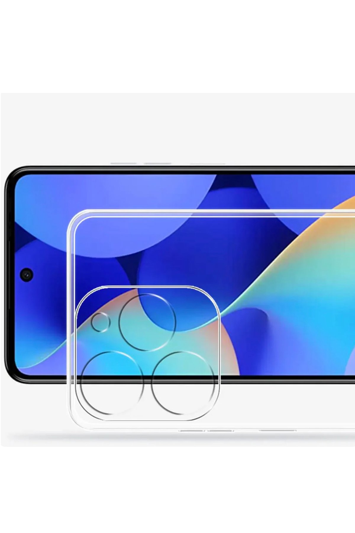 Newface Tecno Spark 20C Kılıf Lüx Şeffaf Silikon