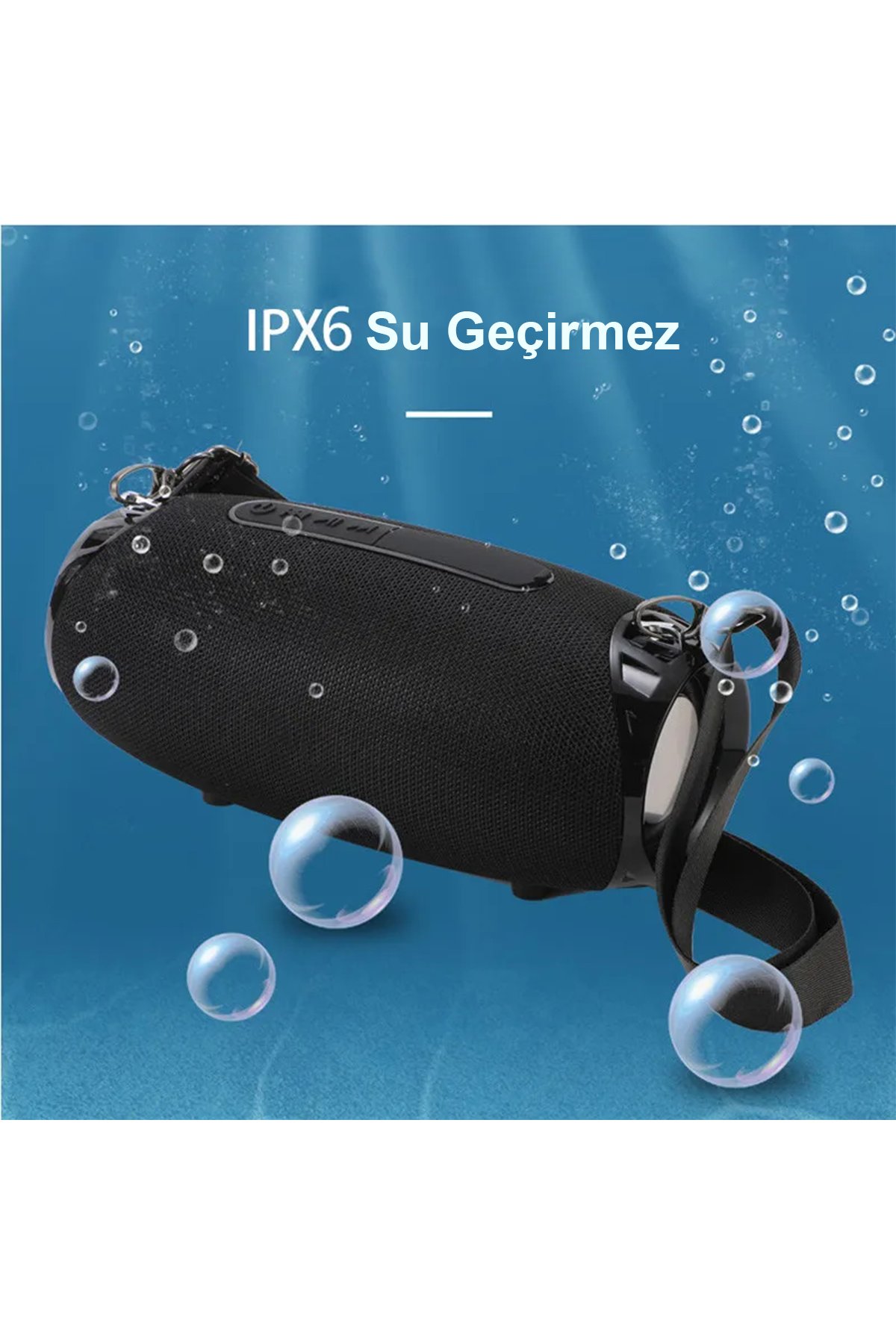 Newface Pluse 5 Mikrofonlu RGB Kablosuz Hoparlör - Beyaz