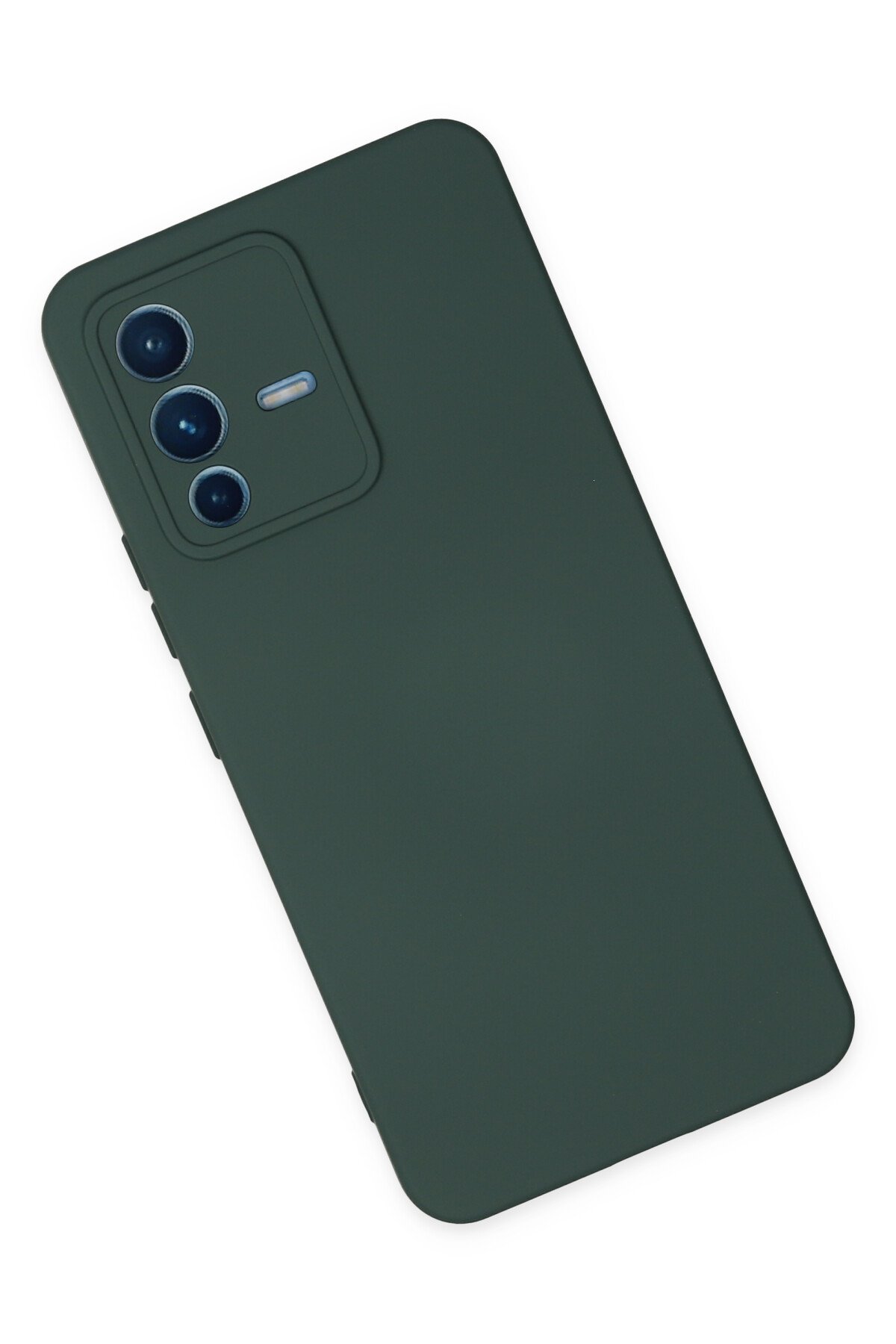 Newface Vivo V23 5G Kılıf Nano içi Kadife Silikon - Gri