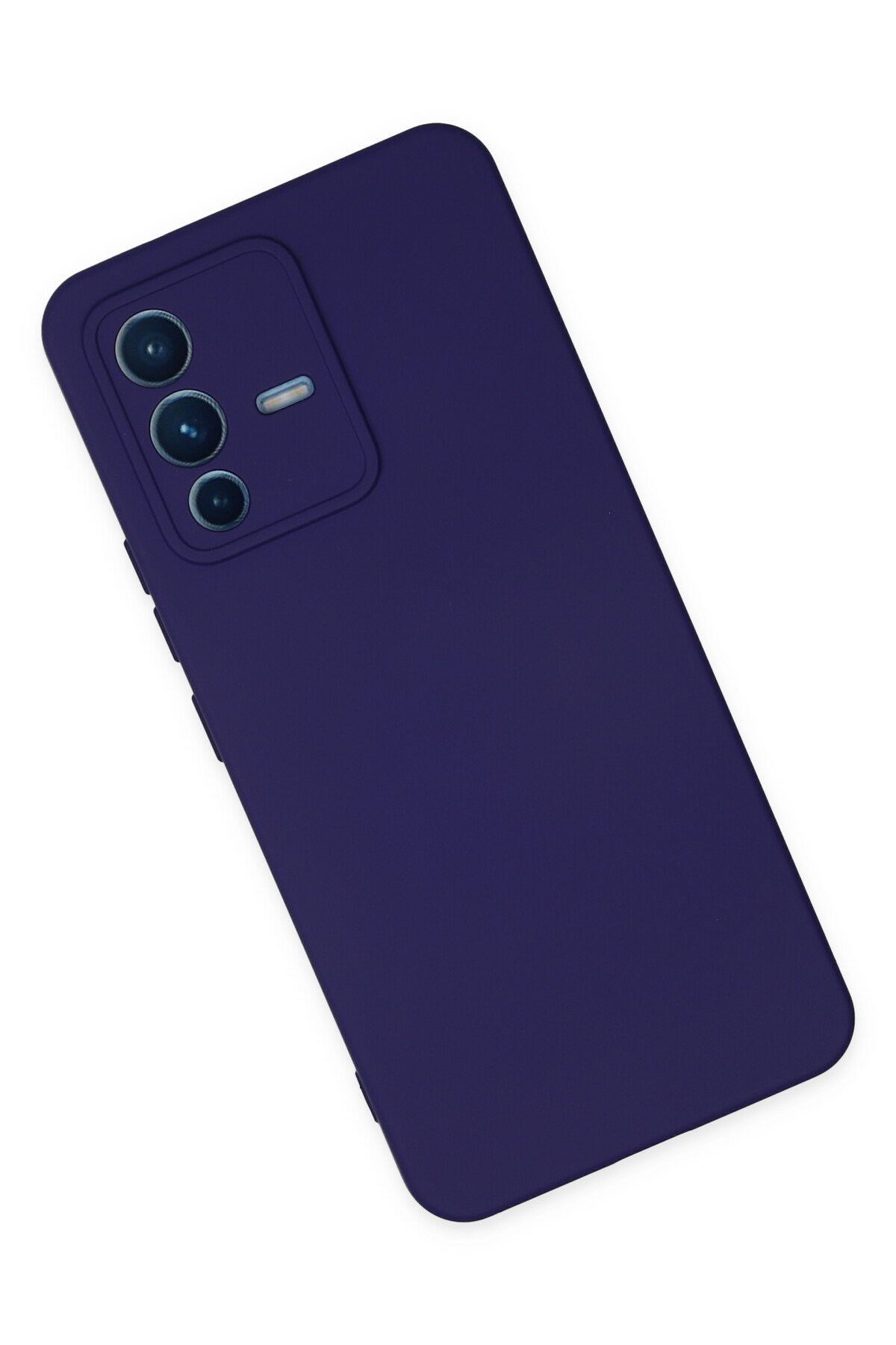 Newface Vivo V23 5G Kılıf Nano içi Kadife Silikon - Mavi