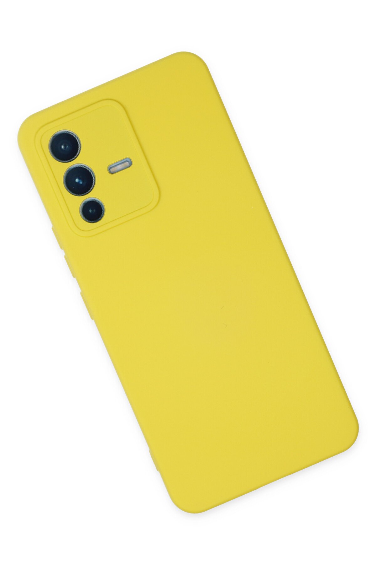 Newface Vivo V23 5G Kılıf Nano içi Kadife Silikon - Koyu Yeşil