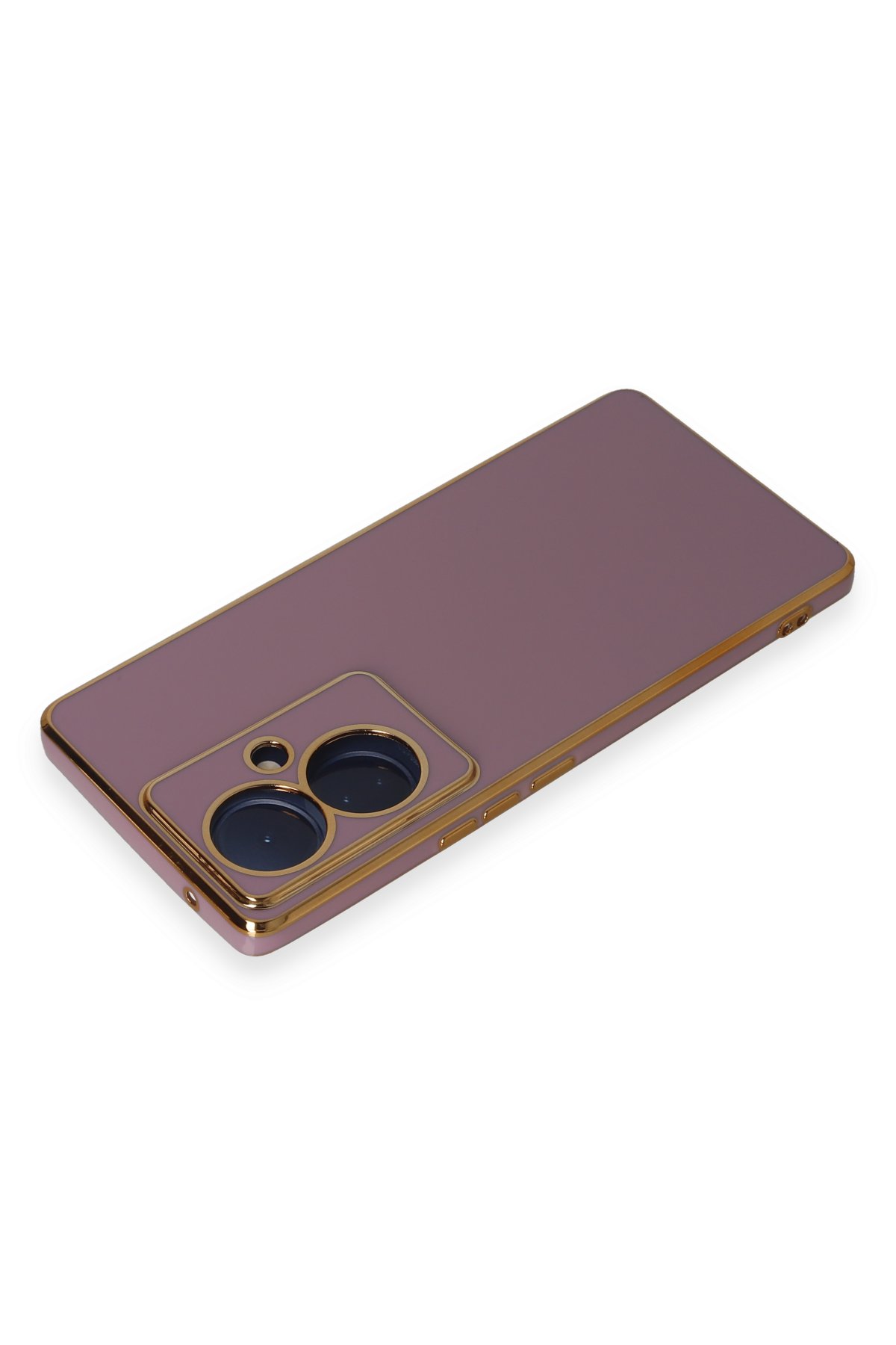 Newface Vivo V29 Lite Kılıf Nano içi Kadife Silikon - Turuncu