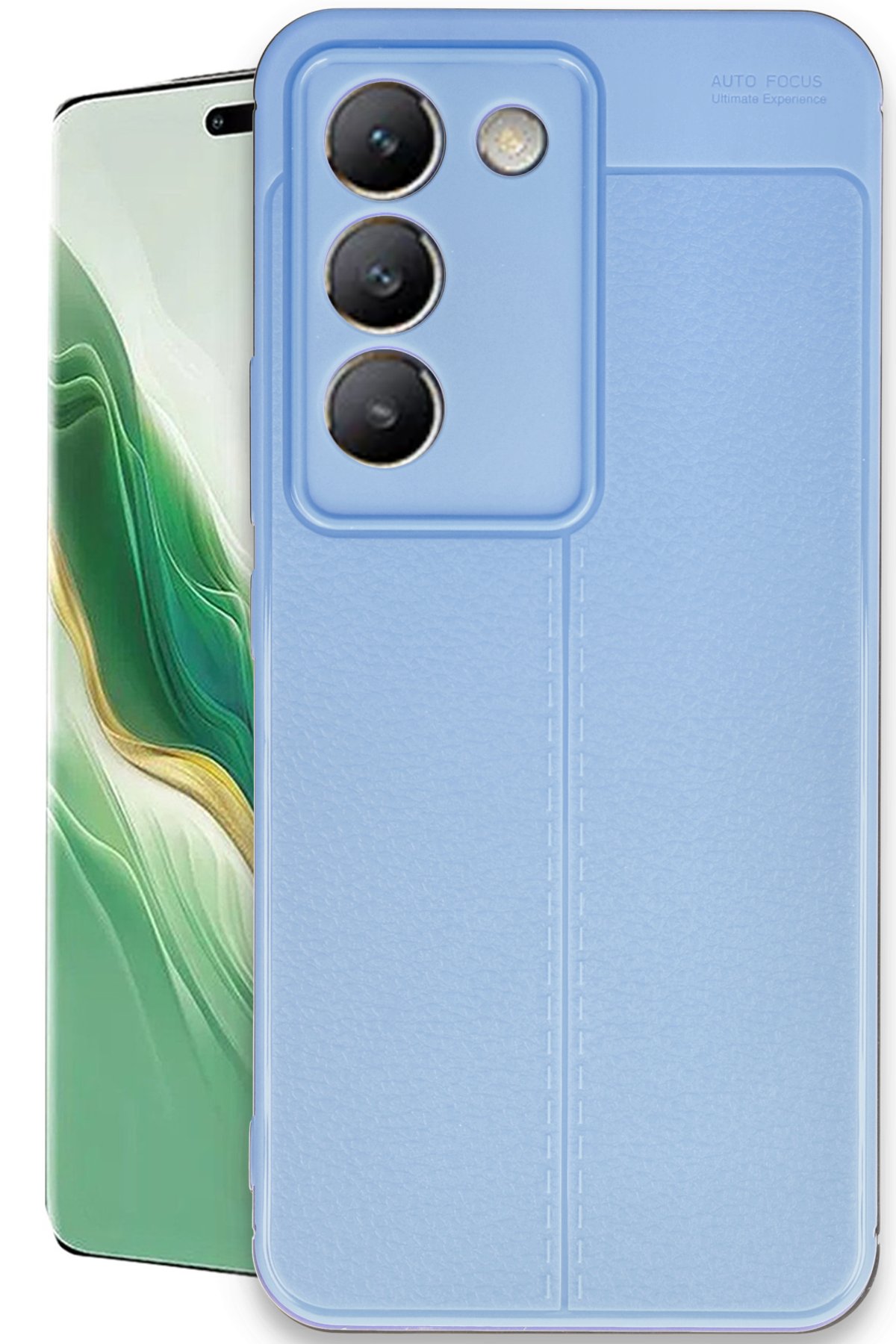 Newface Vivo V30 Lite 4G Kılıf Auto Focus Kapak - Kırmızı