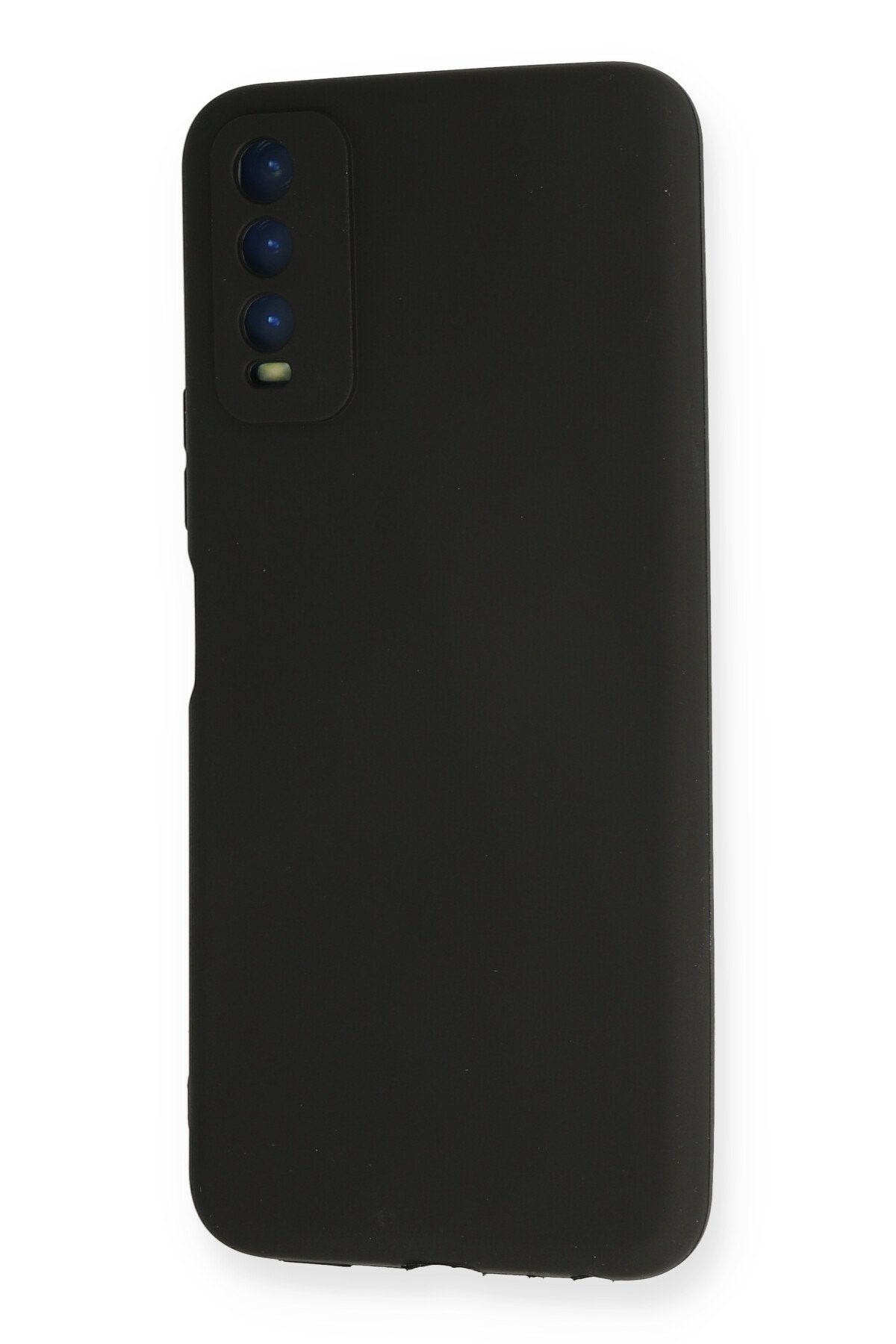 Newface Vivo Y11S Kılıf Nano içi Kadife Silikon - Sarı