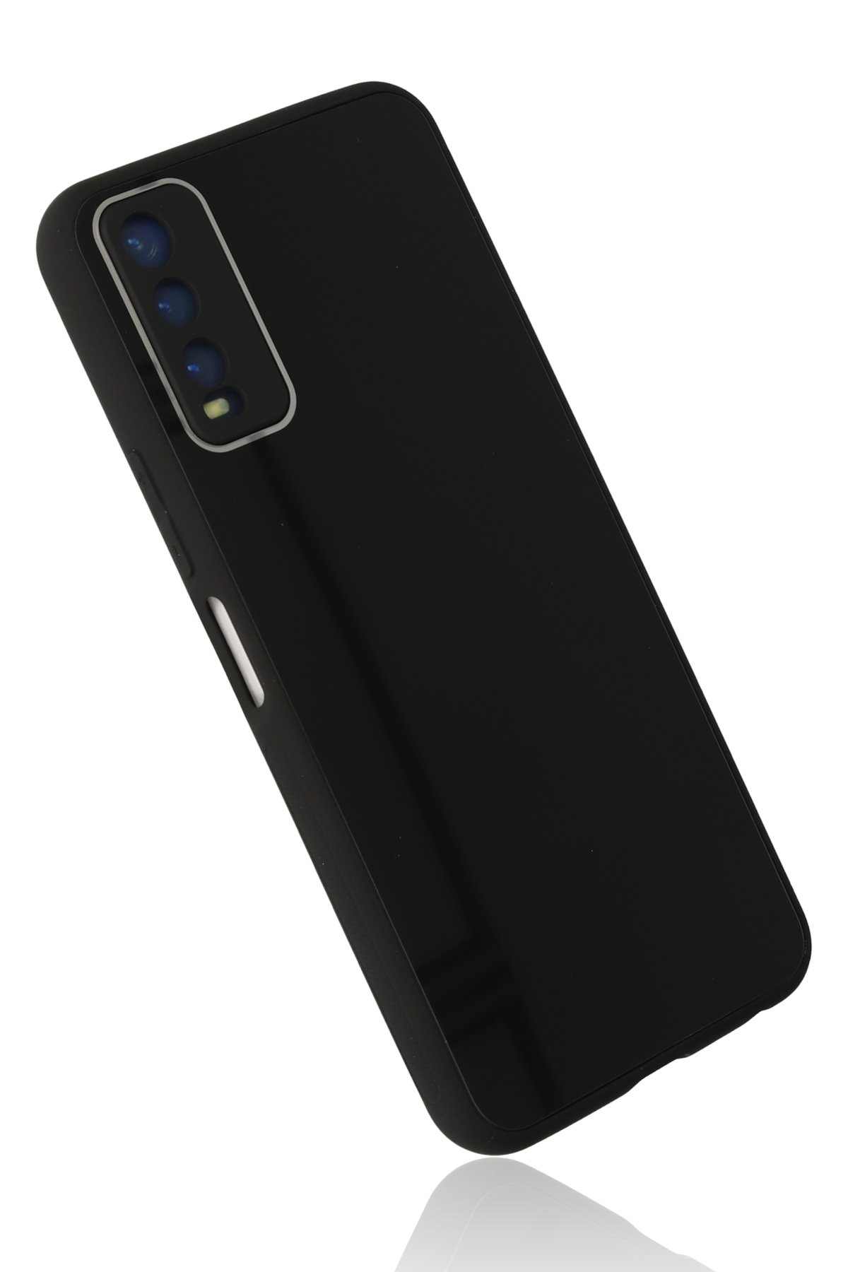 Newface Vivo Y20 Kılıf Montreal Yüzüklü Silikon Kapak - Kırmızı