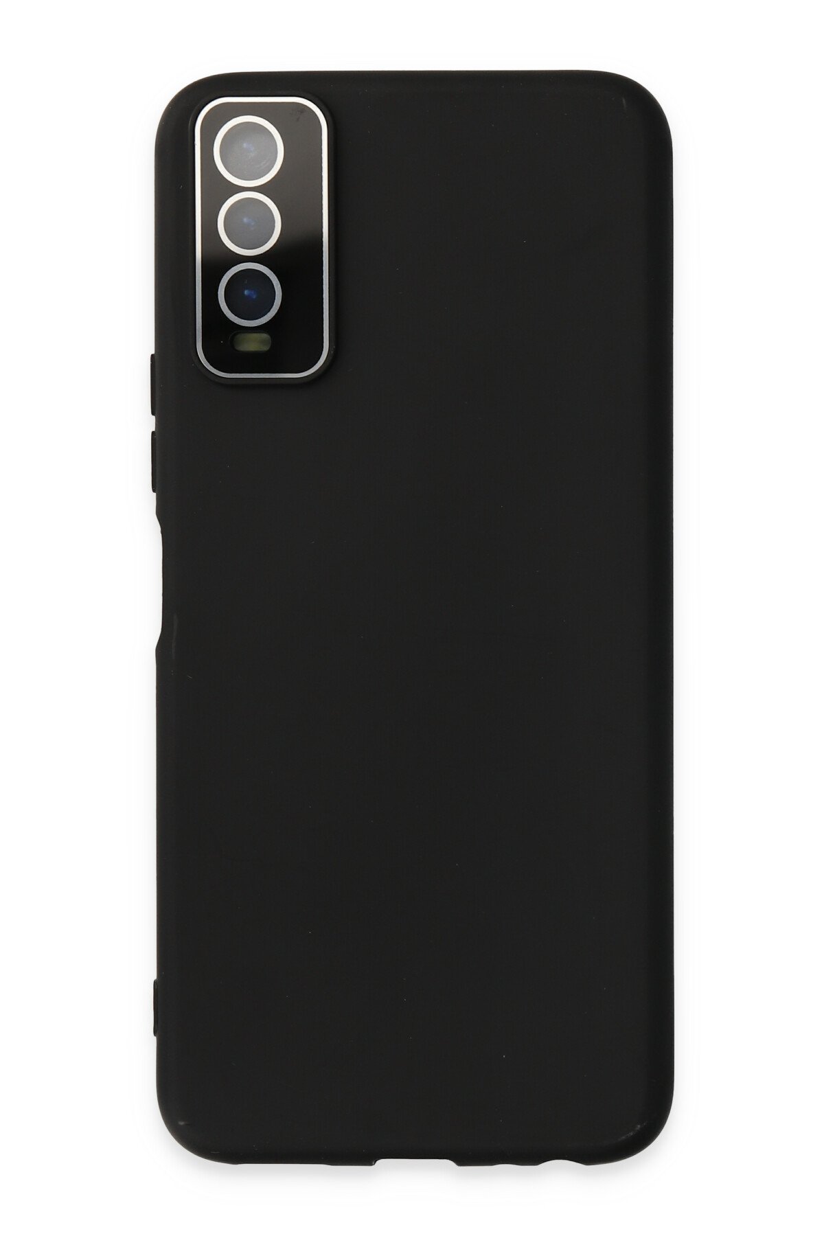 Newface Vivo Y11S Kılıf Montreal Yüzüklü Silikon Kapak - Sarı