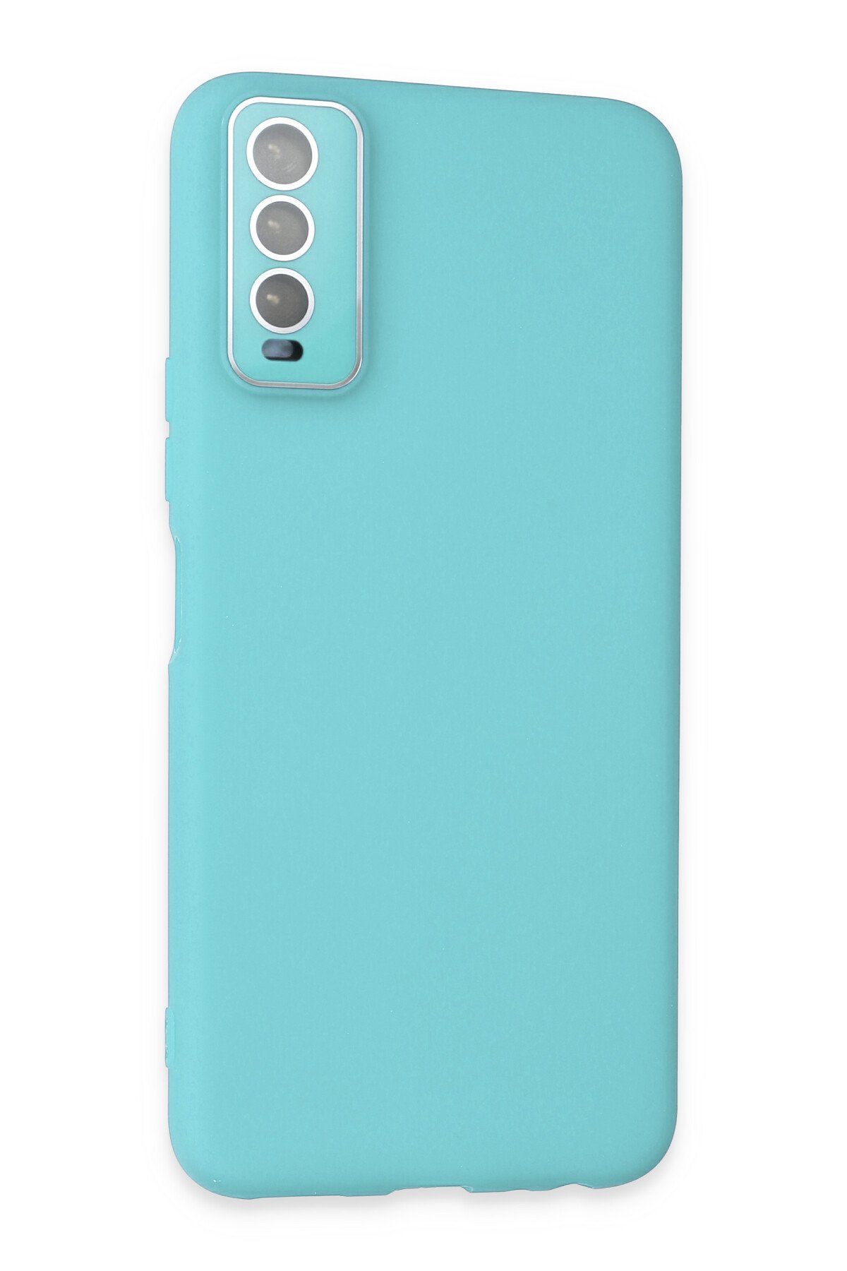 Newface Vivo Y11S Kılıf Montreal Yüzüklü Silikon Kapak - Sarı