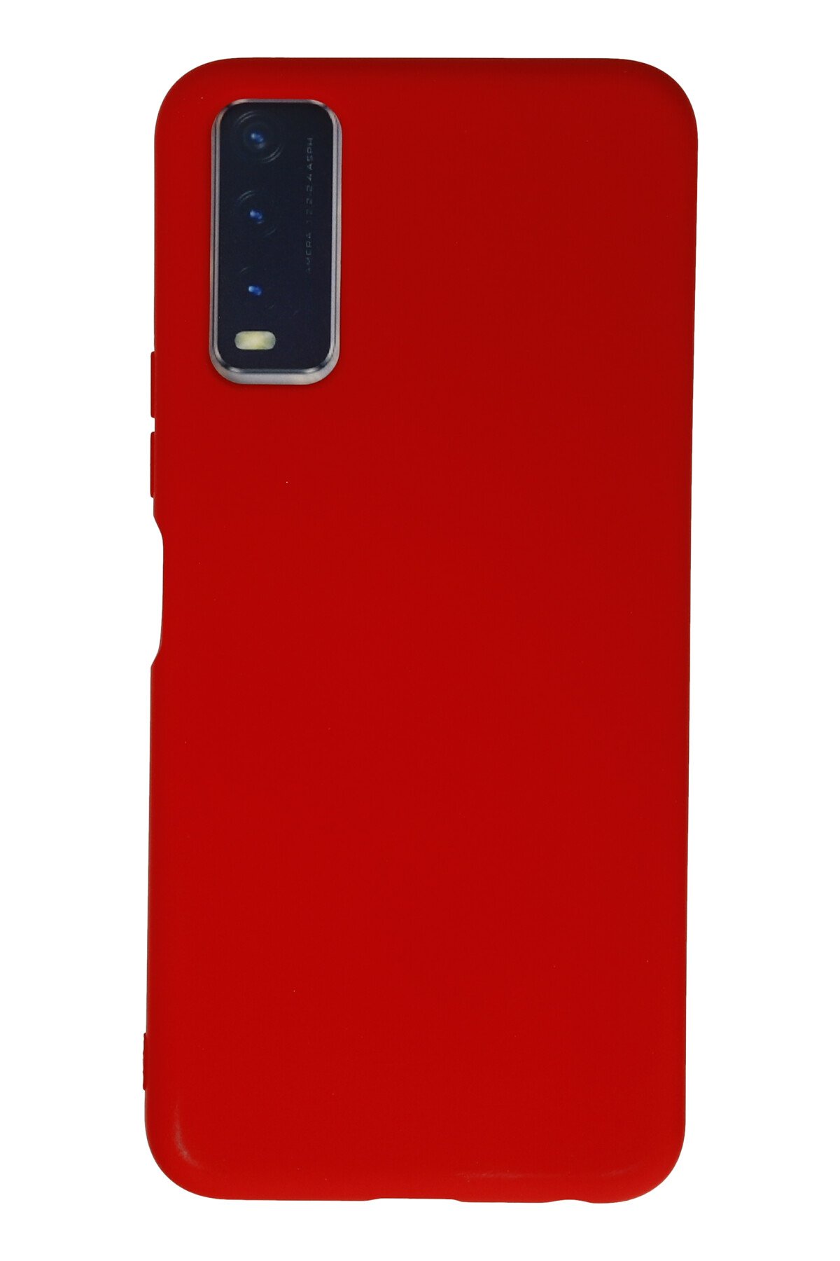 Newface Vivo Y11S Kılıf Montreal Yüzüklü Silikon Kapak - Kırmızı