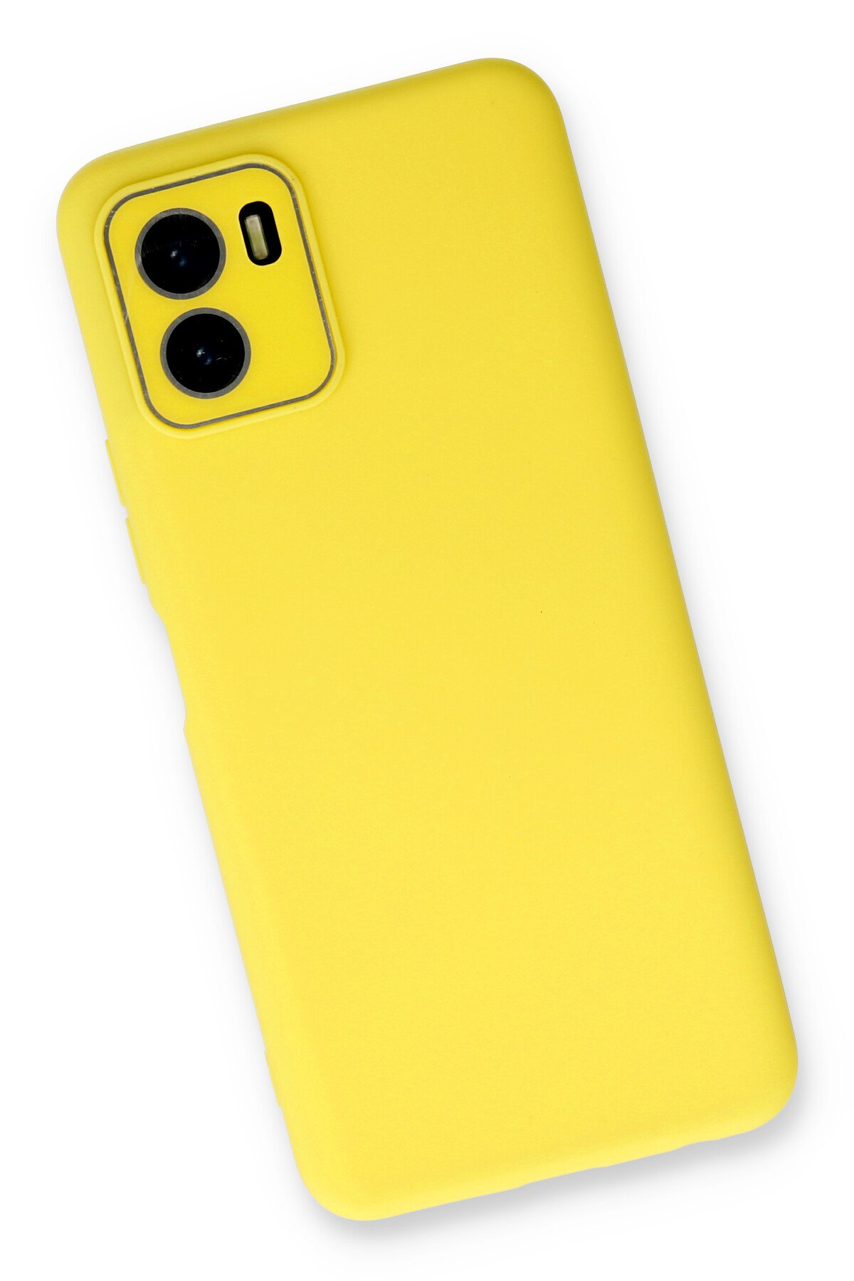 Newface Vivo Y15S Kılıf Platin Silikon - Mavi