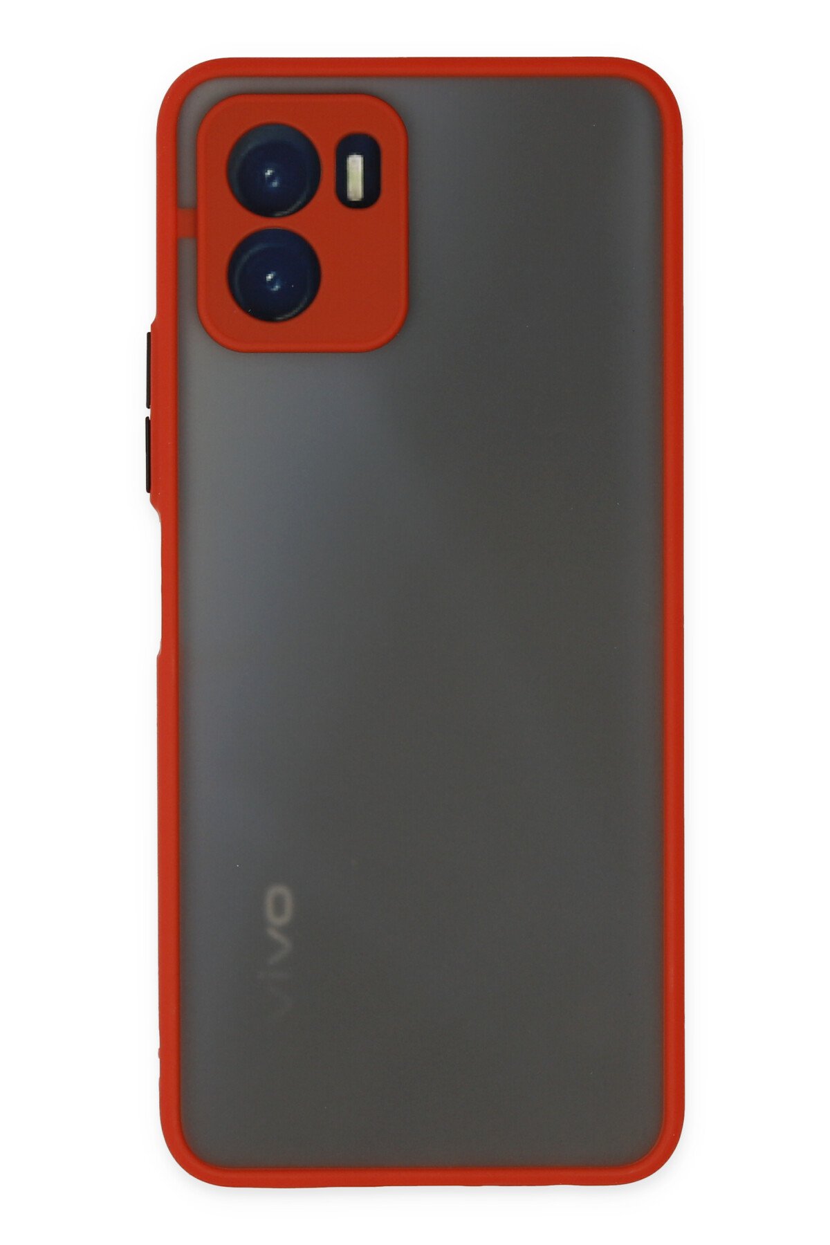 Newface Vivo Y15S Kılıf Nano içi Kadife Silikon - Sarı