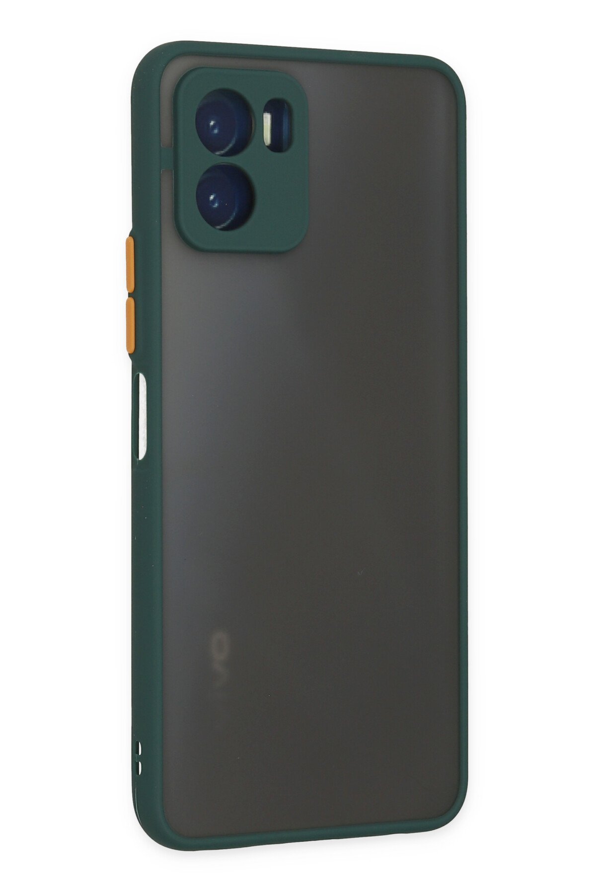 Newface Vivo Y15S Kılıf Lansman Glass Kapak - Turkuaz