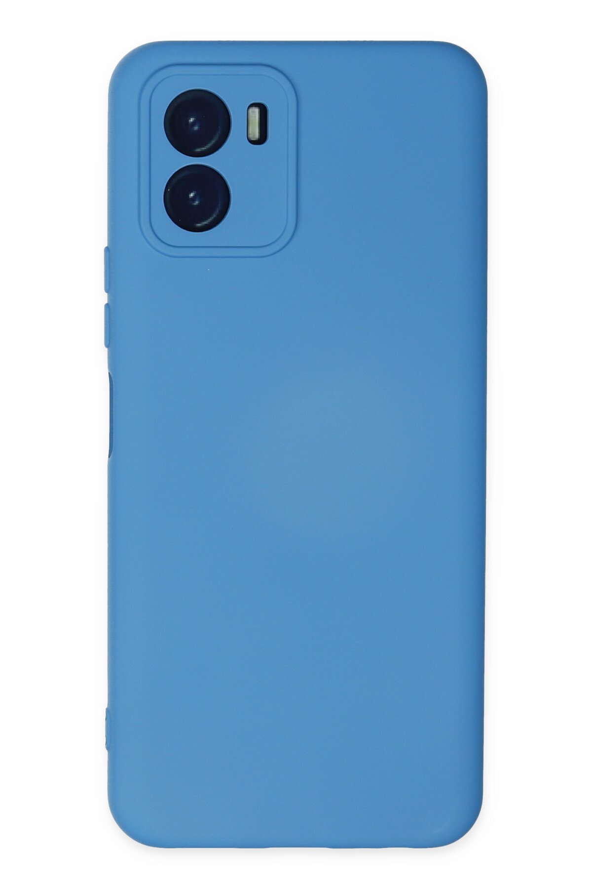 Newface Vivo Y15S Kılıf Nano içi Kadife Silikon - Turuncu