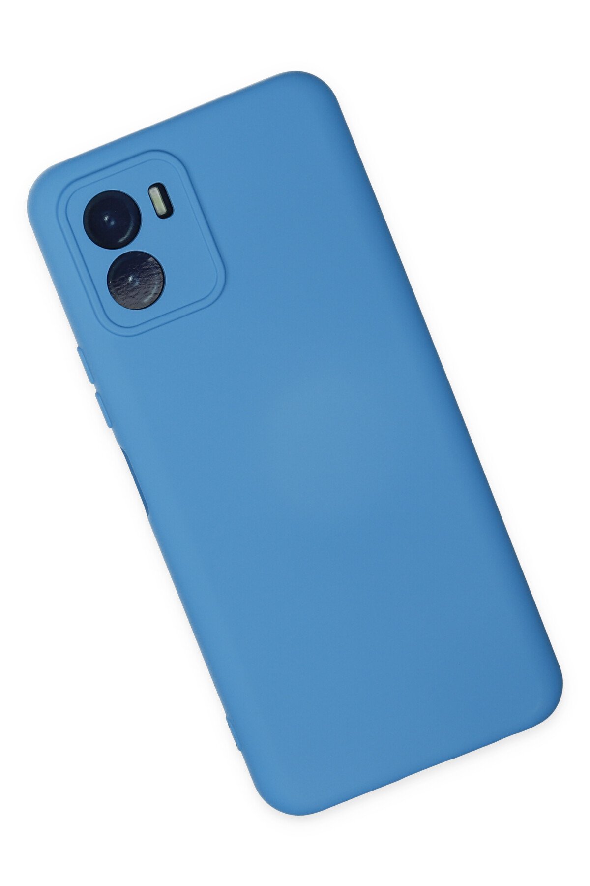 Newface Vivo Y15S Kılıf Nano içi Kadife Silikon - Turuncu