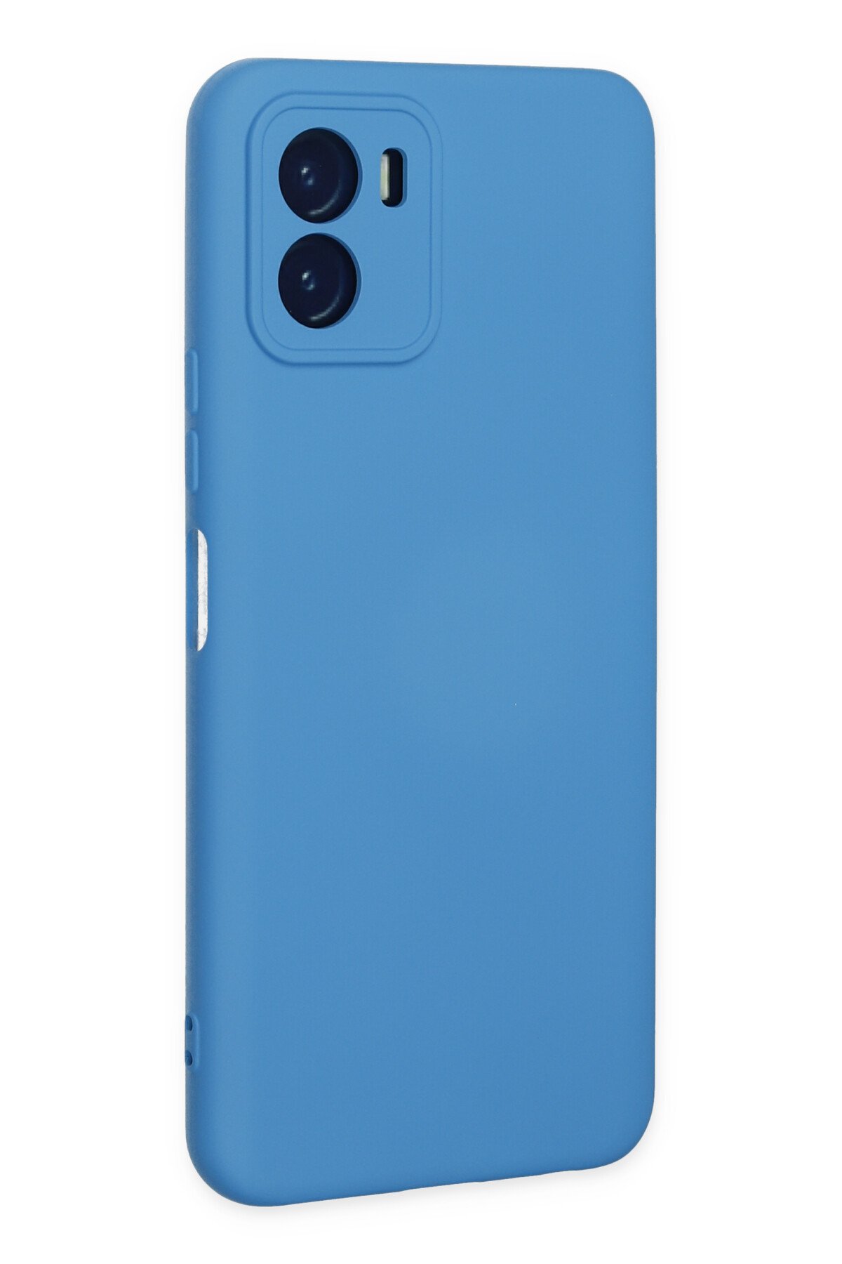 Newface Vivo Y15S Kılıf Nano içi Kadife Silikon - Turuncu