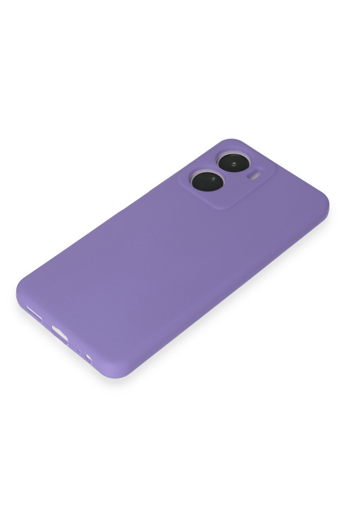 Newface Vivo Y16 Kılıf Nano içi Kadife Silikon - Mavi