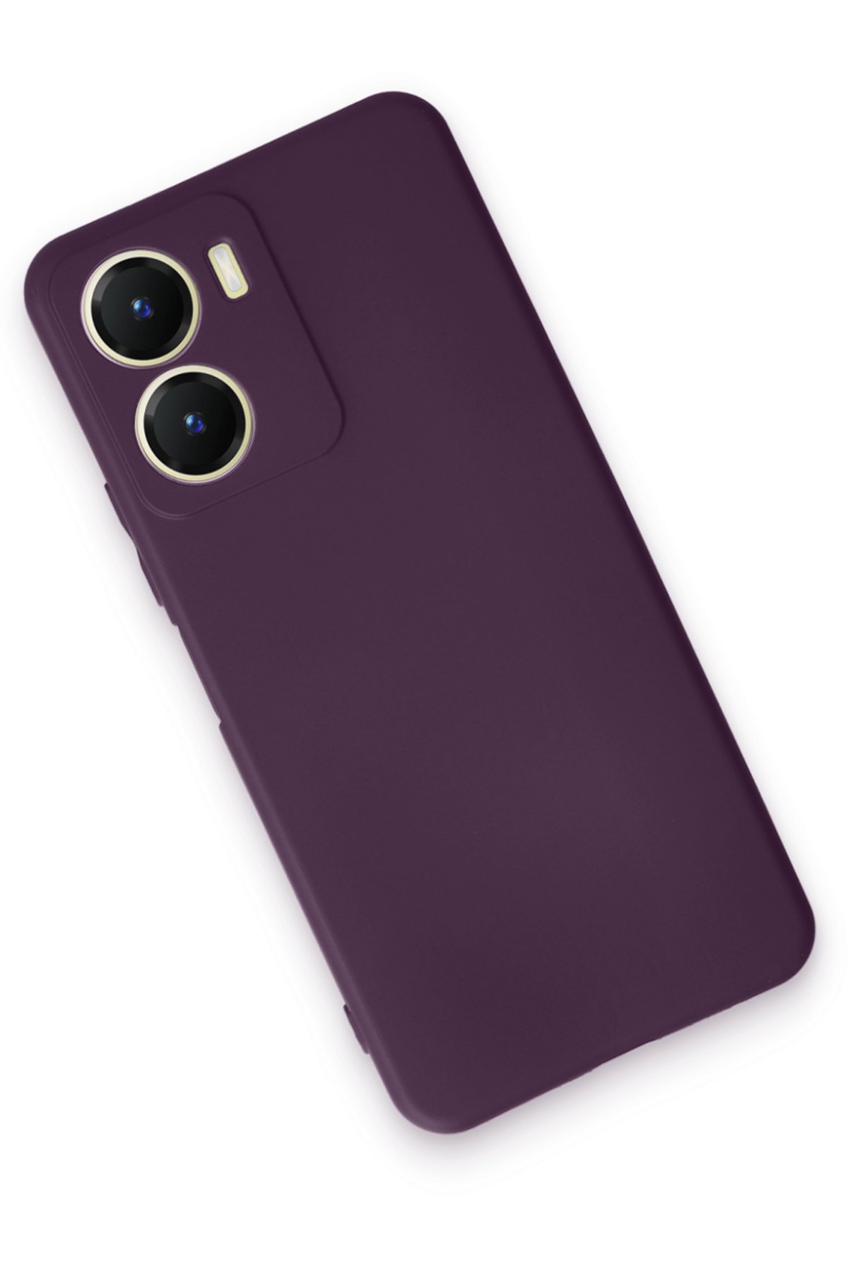Newface Vivo Y16 Kılıf Nano içi Kadife Silikon - Siyah