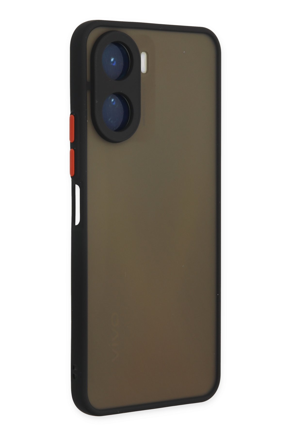 Newface Vivo Y16 Kılıf Platin Silikon - Kırmızı