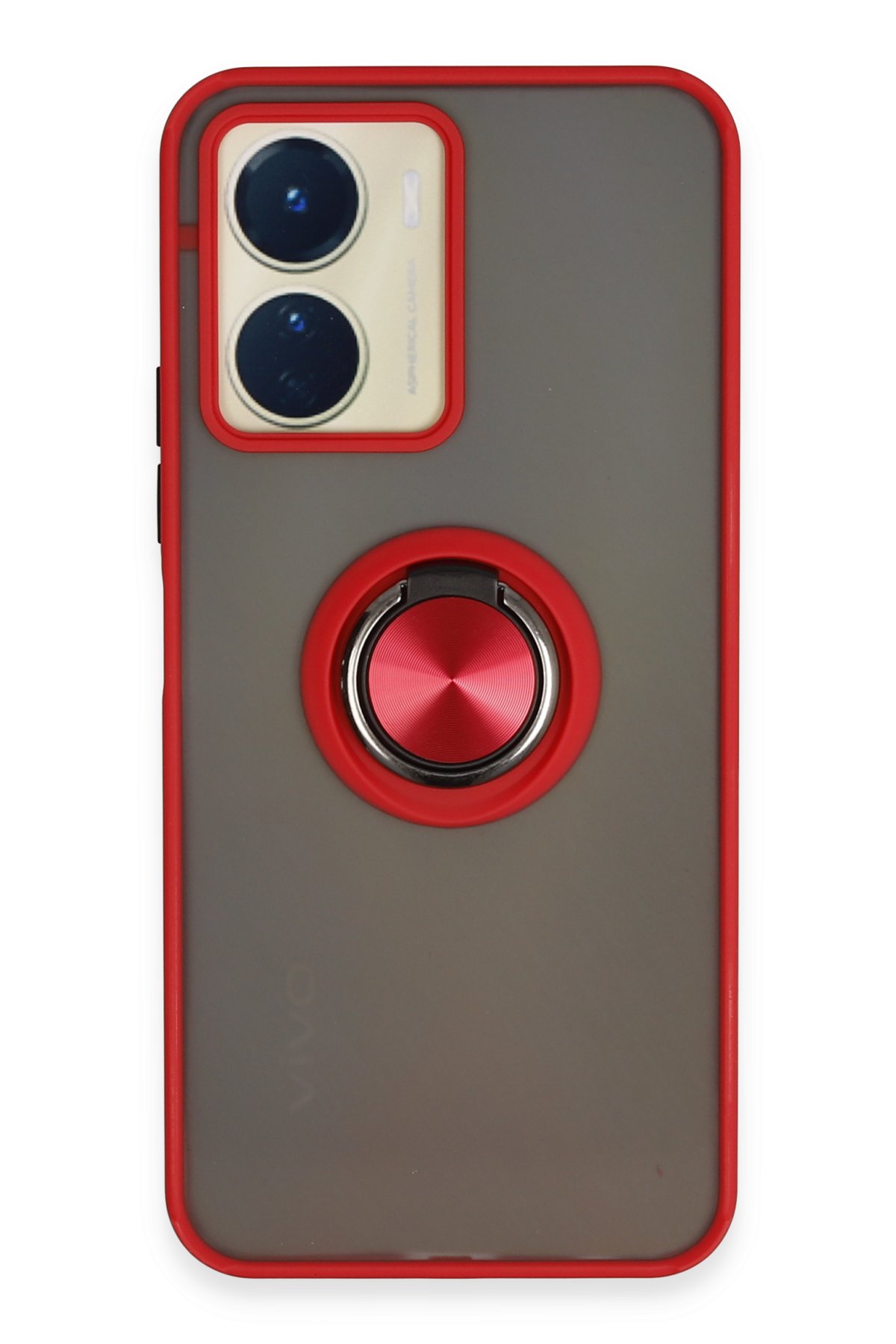 Newface Vivo Y16 Kılıf Razer Lensli Silikon - Gold