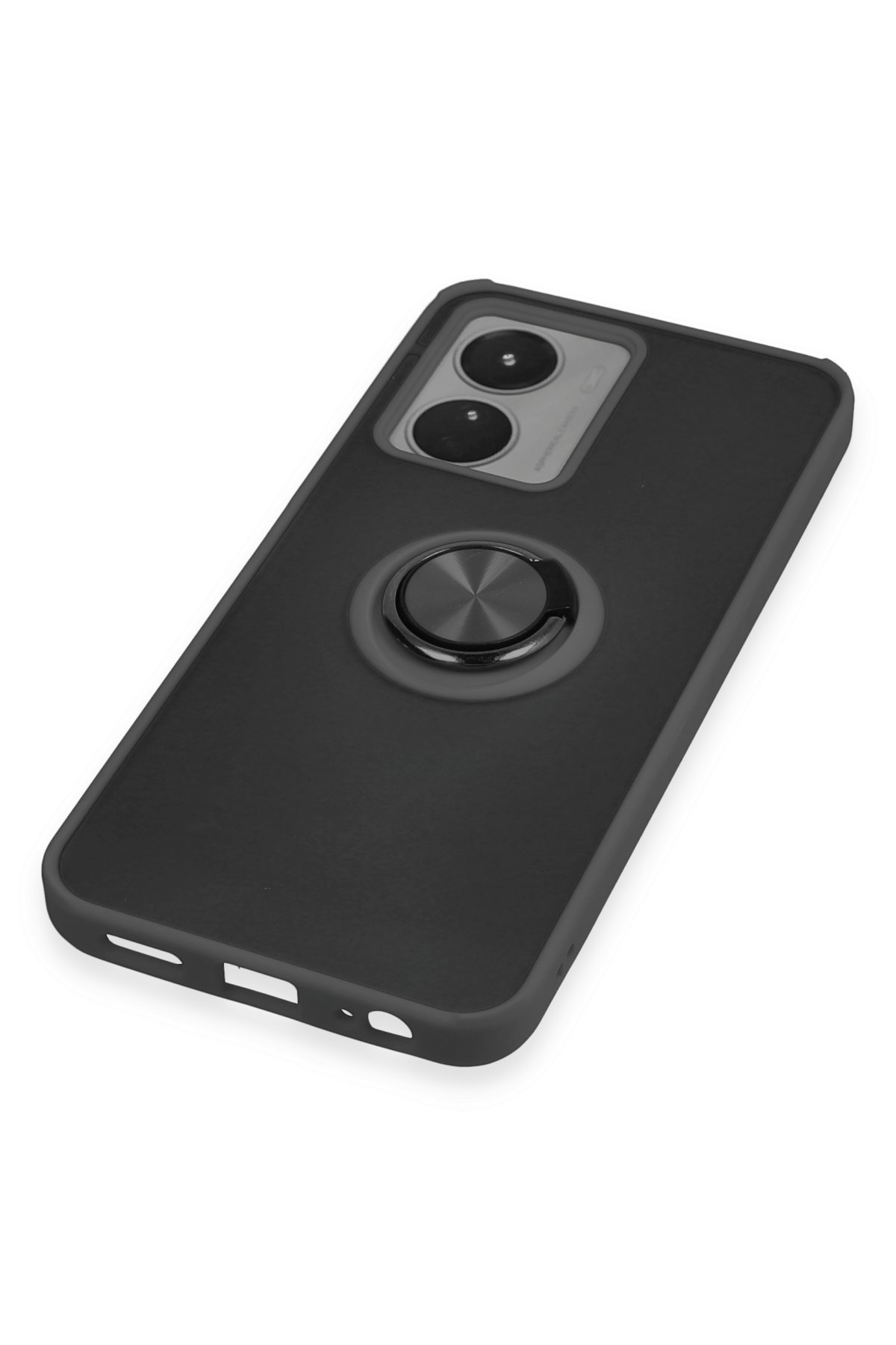 Newface Vivo Y16 Kılıf Nano içi Kadife Silikon - Koyu Yeşil