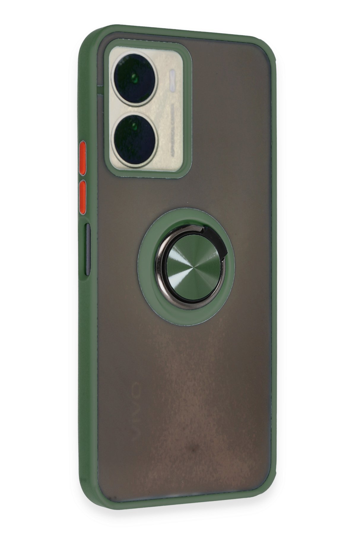 Newface Vivo Y16 Kılıf Mega Standlı Silikon - Mavi