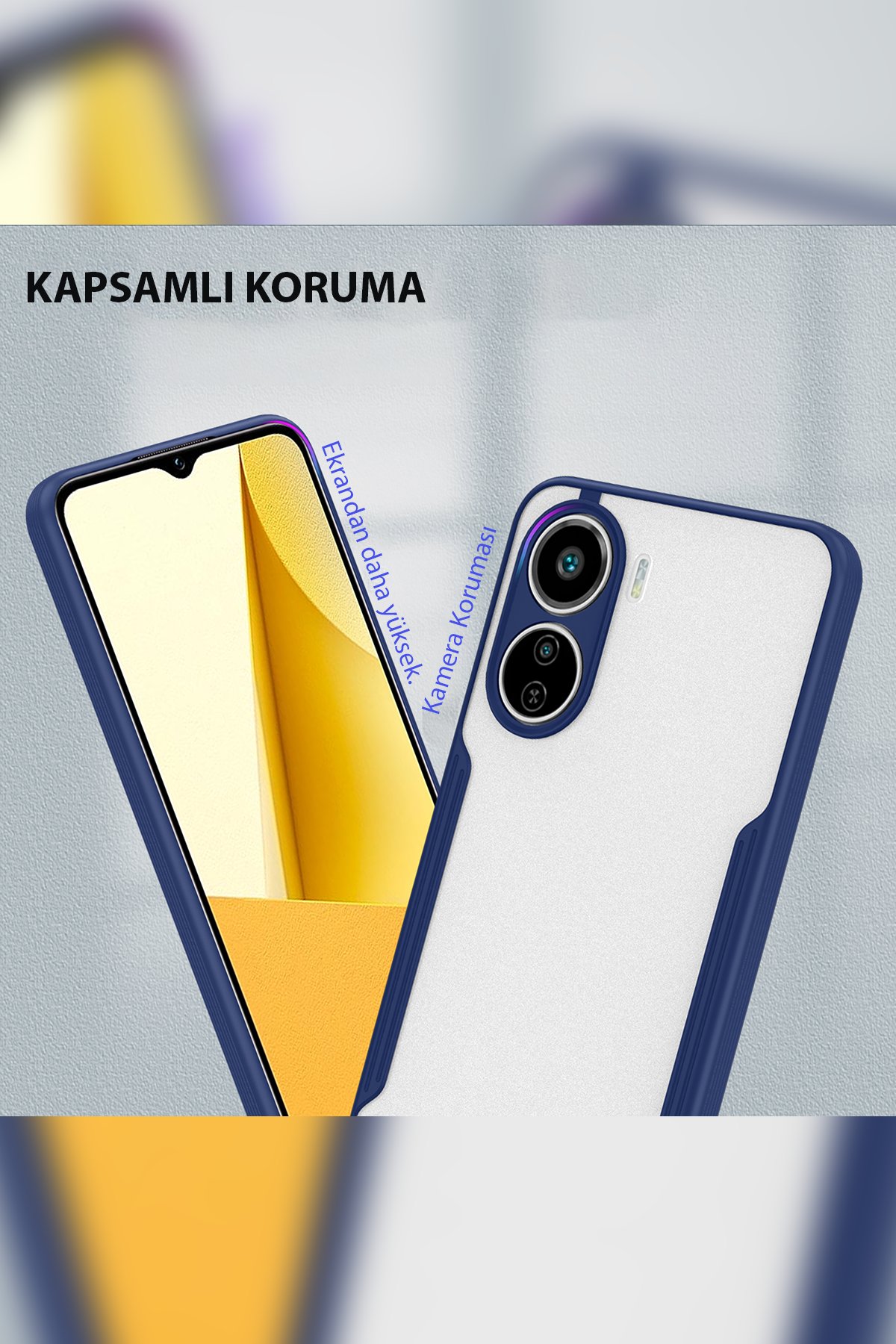 Newface Vivo Y16 Kılıf Montreal Yüzüklü Silikon Kapak - Yeşil