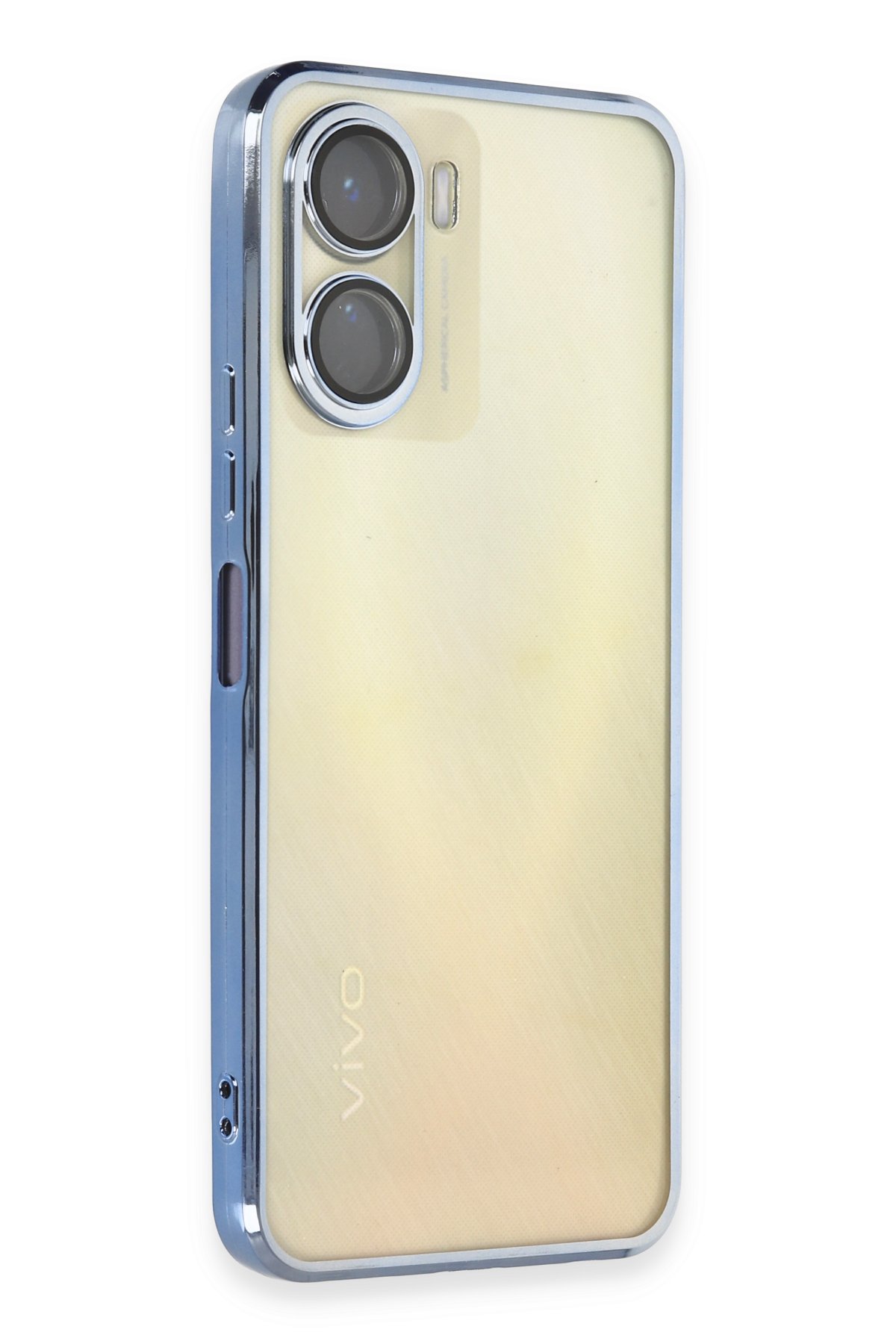 Newface Vivo Y16 Kılıf Nano içi Kadife Silikon - Lacivert