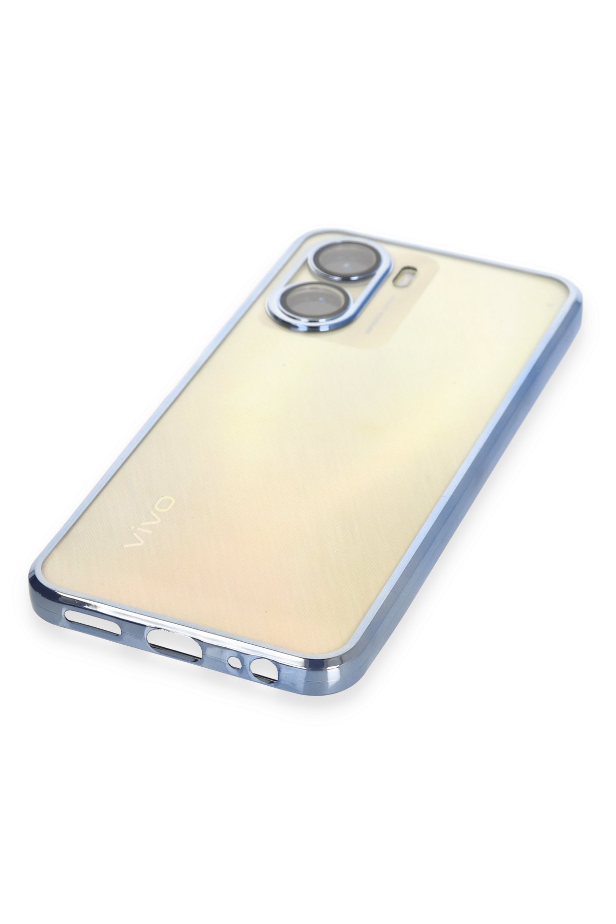 Newface Vivo Y16 Kılıf Nano içi Kadife Silikon - Lacivert