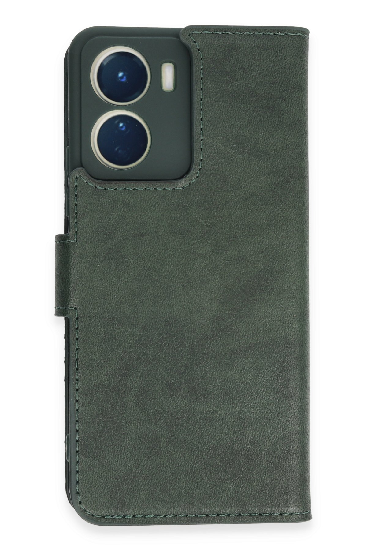 Newface Vivo Y16 Kılıf Mega Standlı Silikon - Mor