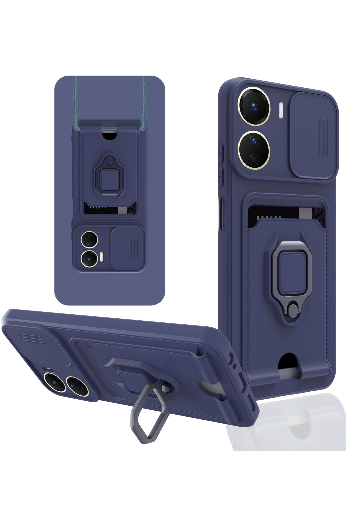 Newface Vivo Y16 Kılıf Mirror Desenli Kapak - Mirror - 6