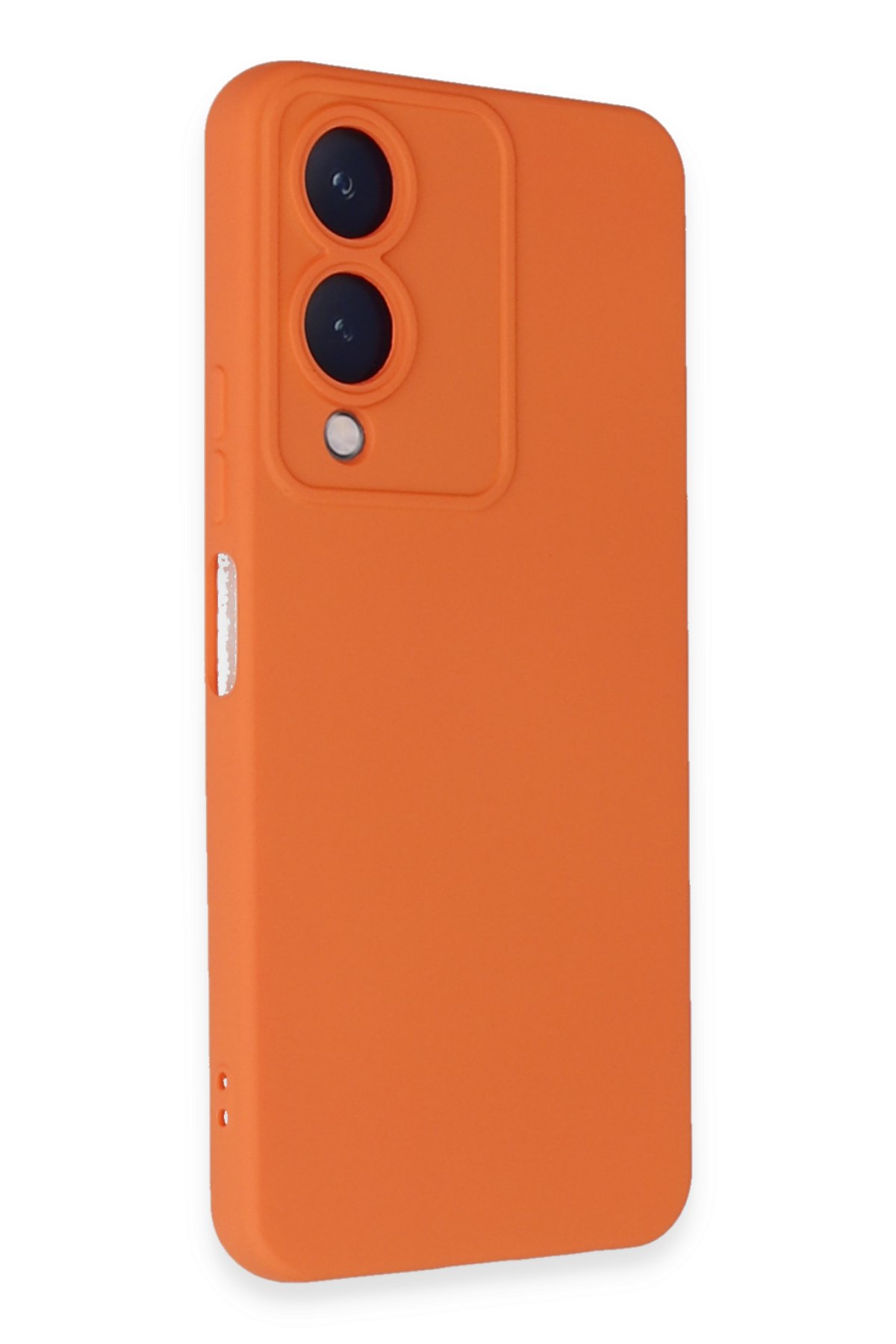 Newface Vivo Y17S Kılıf Nano içi Kadife Silikon - Pudra