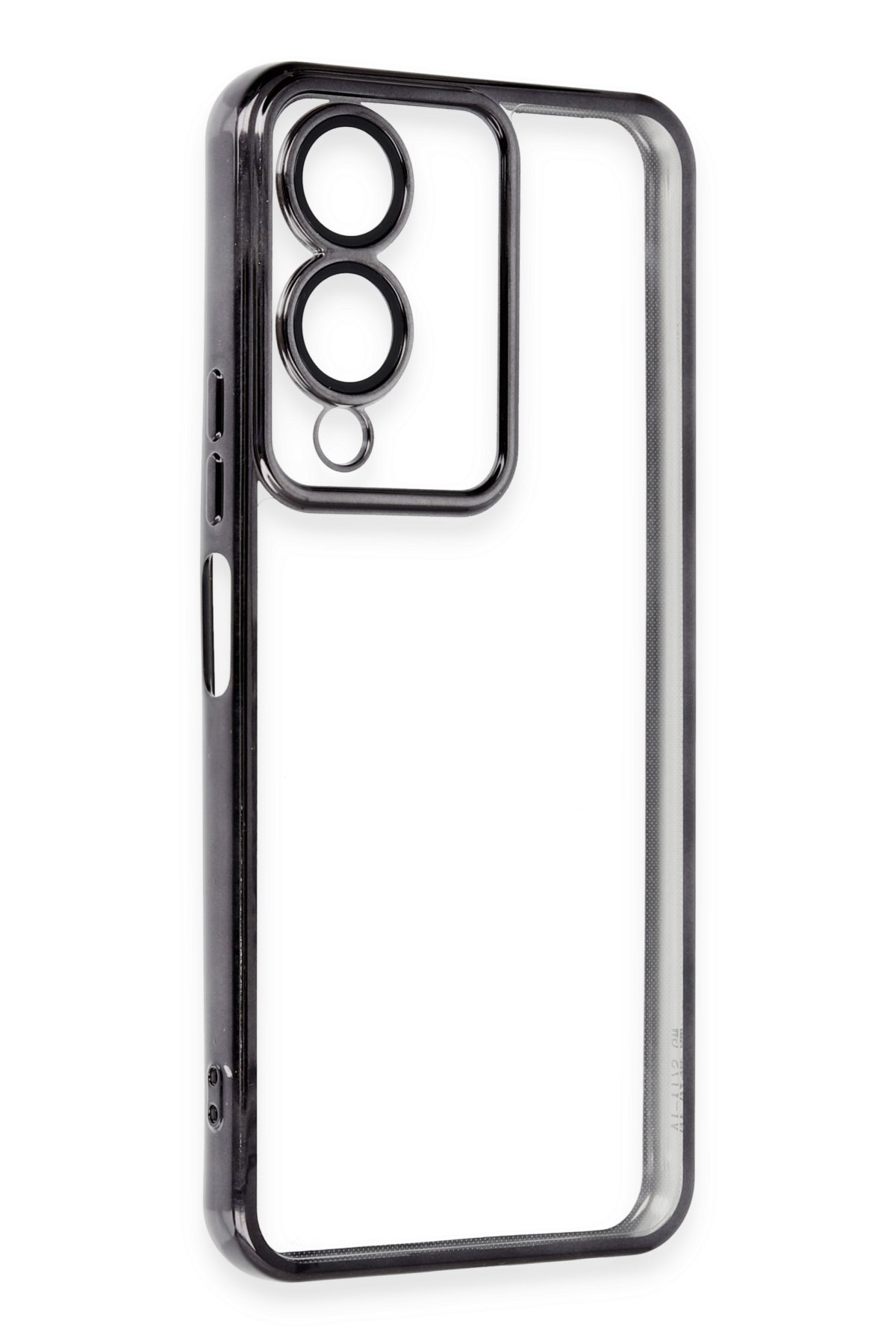 Newface Vivo Y17S Kılıf Nano içi Kadife Silikon - Turuncu